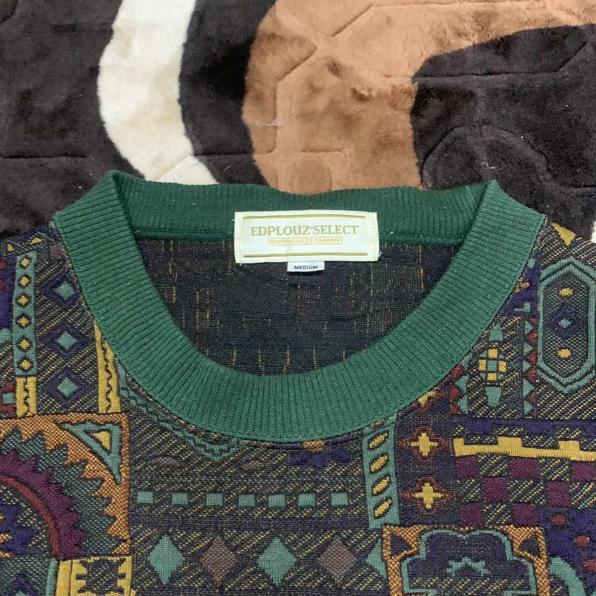 Native EDPLOUZ Vintag 90s Embroider Art Fullprint Pullover Sweater Size US M / EU 48-50 / 2 - 9 Thumbnail
