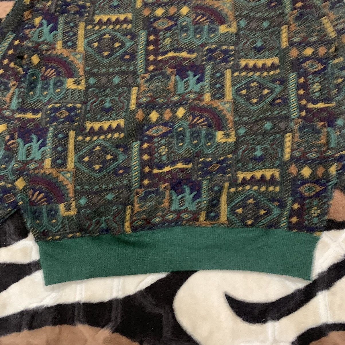 Native EDPLOUZ Vintag 90s Embroider Art Fullprint Pullover Sweater Size US M / EU 48-50 / 2 - 12 Thumbnail