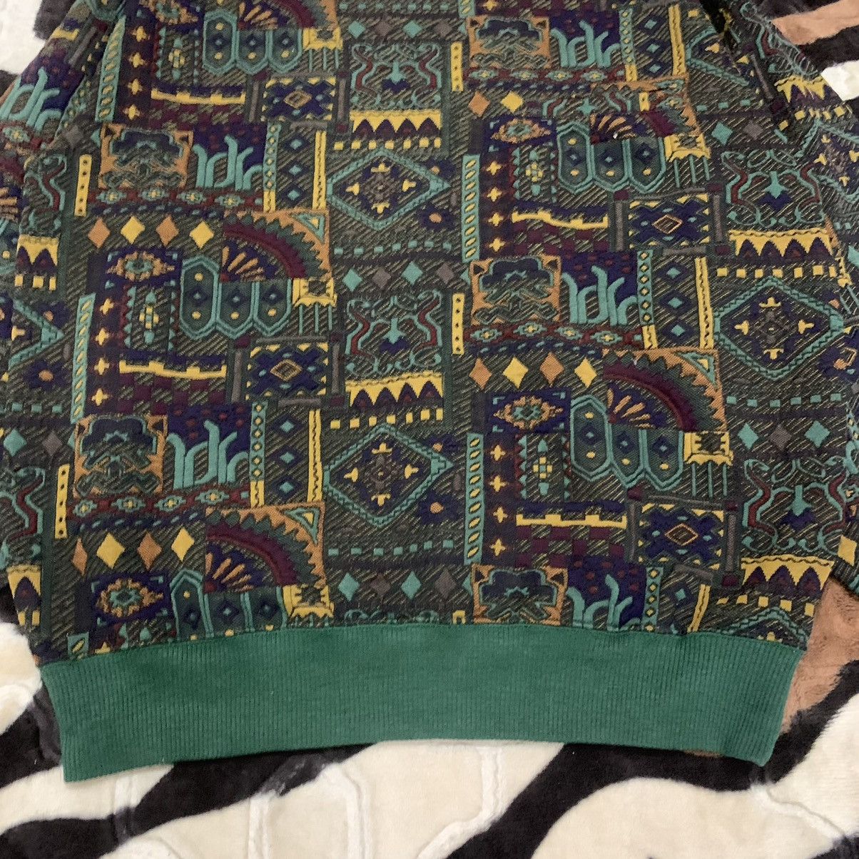 Native EDPLOUZ Vintag 90s Embroider Art Fullprint Pullover Sweater Size US M / EU 48-50 / 2 - 4 Thumbnail