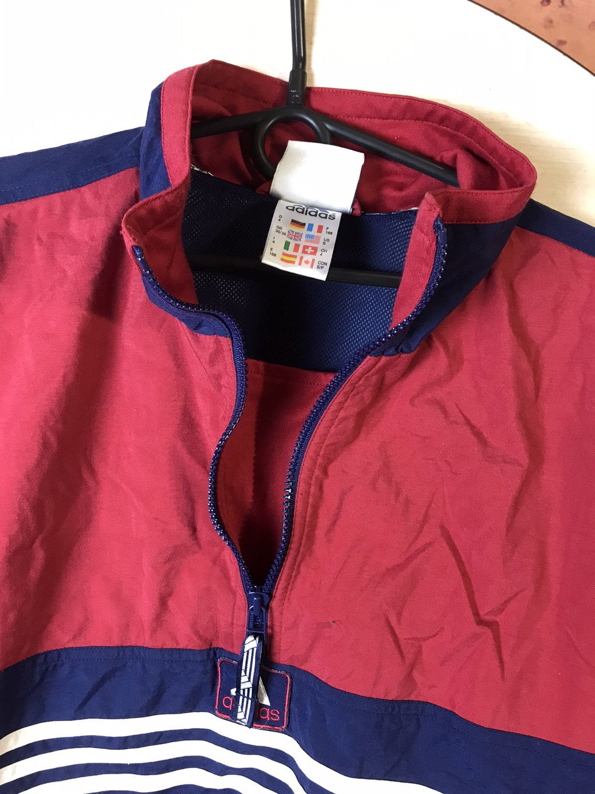Adidas × Vintage Vintage Adidas streetwear zip Size US M / EU 48-50 / 2 - 5 Thumbnail