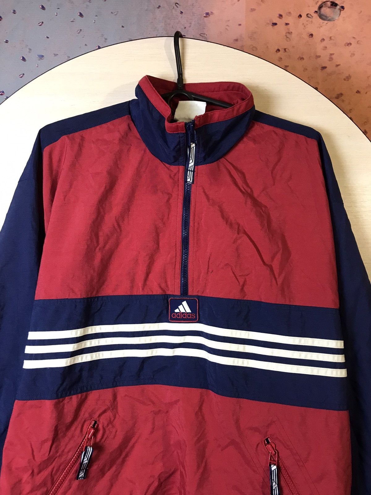 Adidas × Vintage Vintage Adidas streetwear zip Size US M / EU 48-50 / 2 - 2 Thumbnail
