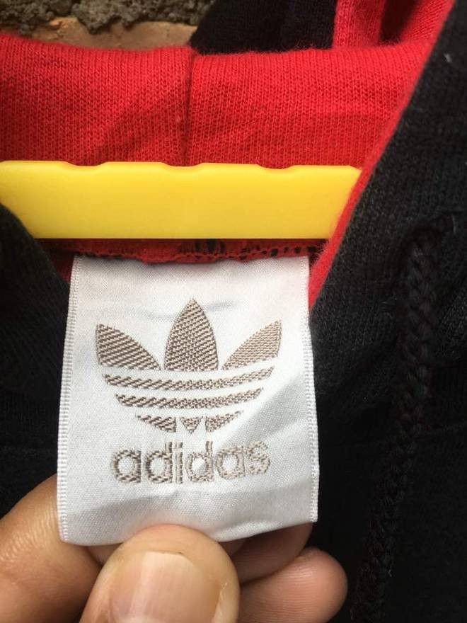 Adidas × Vintage Adidas Pullover Multicolour Sweater Hooded Medium Size Size US M / EU 48-50 / 2 - 6 Thumbnail