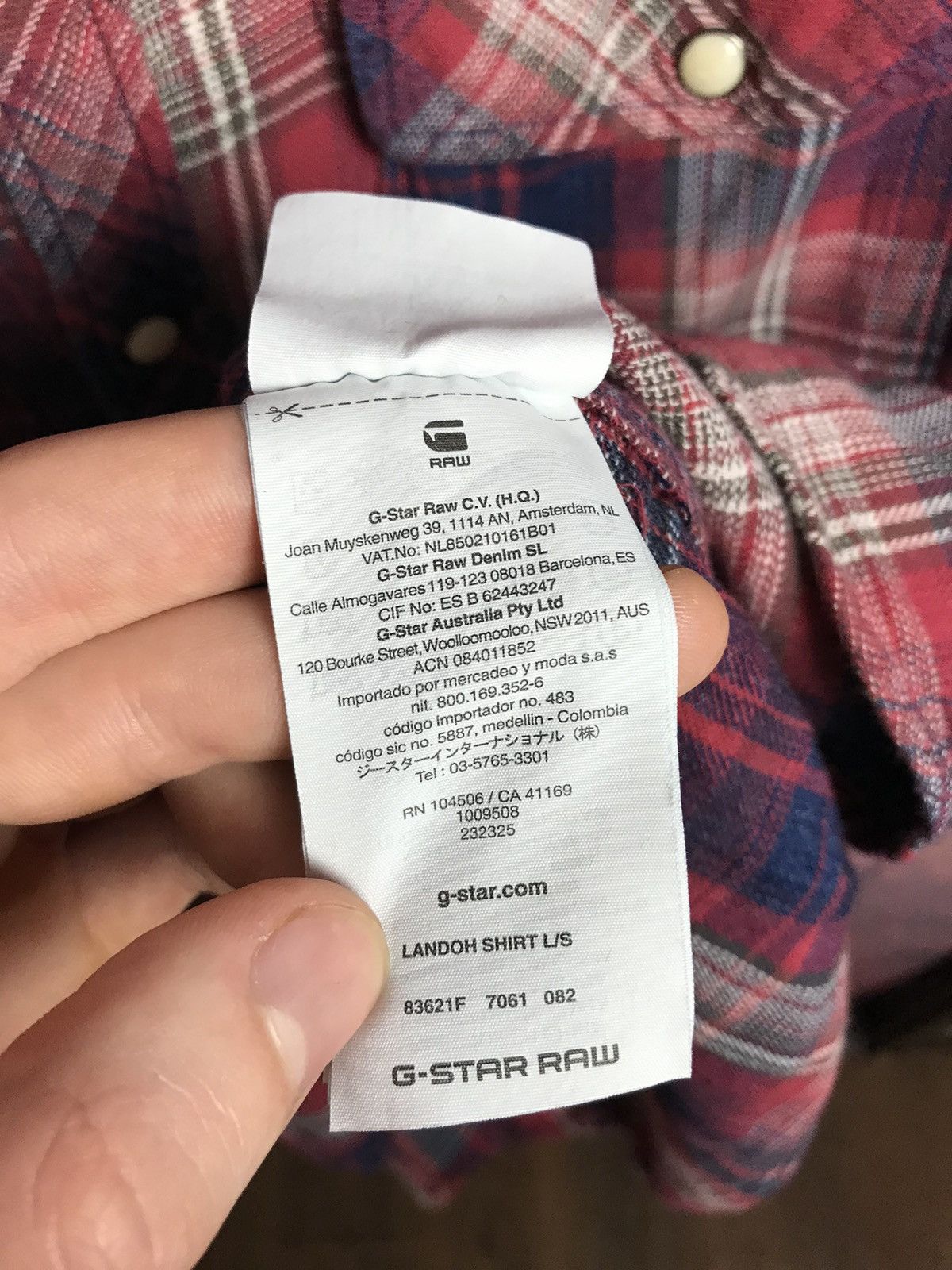 G-Star G Star raw streetwear shirt Size US L / EU 52-54 / 3 - 5 Thumbnail