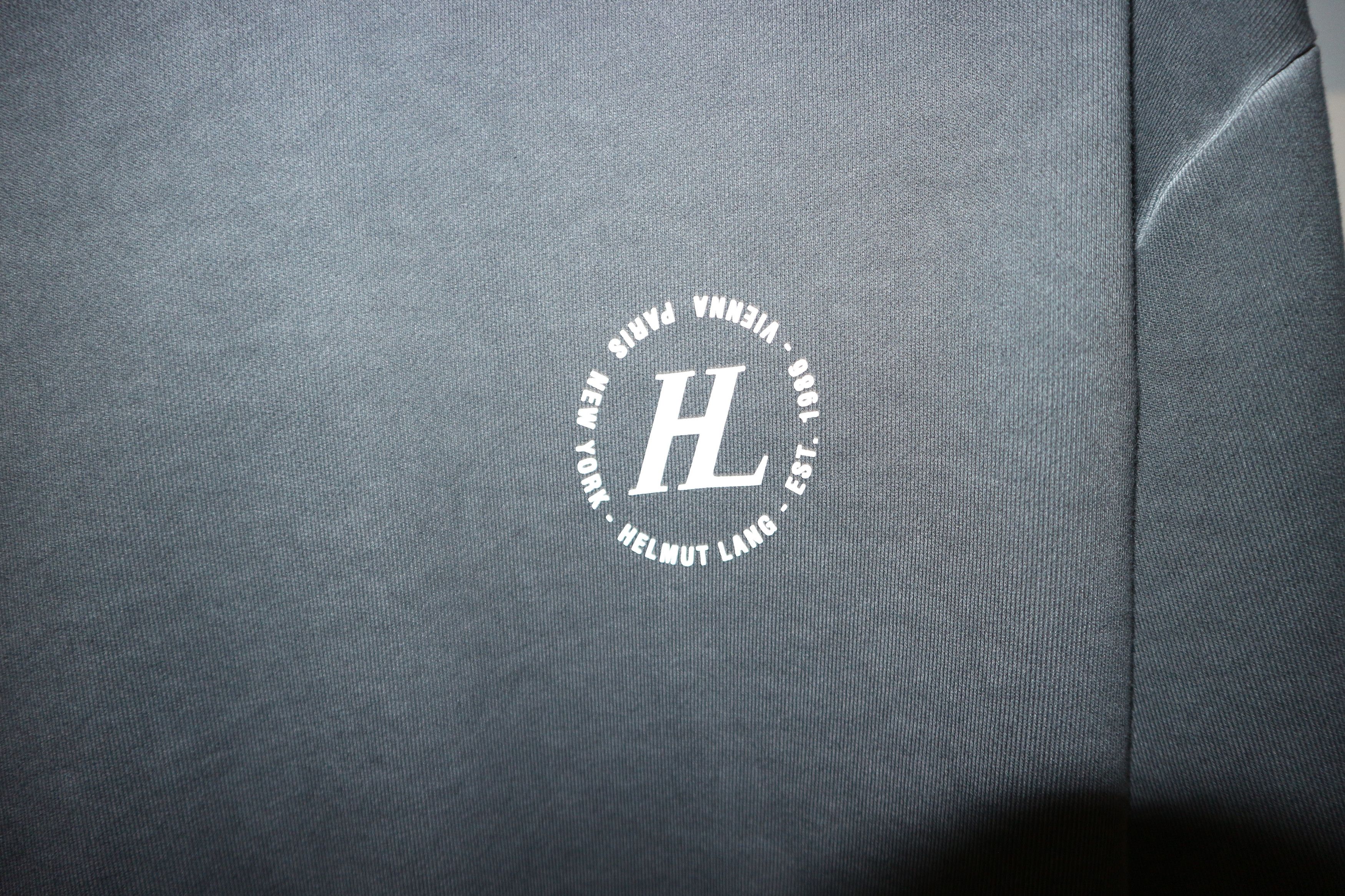 Helmut Lang logo print dyed hoodie Size US XL / EU 56 / 4 - 2 Thumbnail