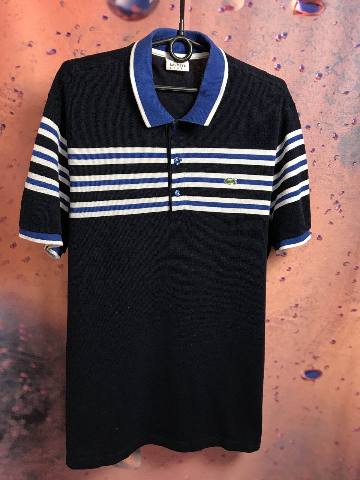 Lacoste × Vintage Vintage Lacoste streetwear polo tee Size US XL / EU 56 / 4 - 2 Thumbnail