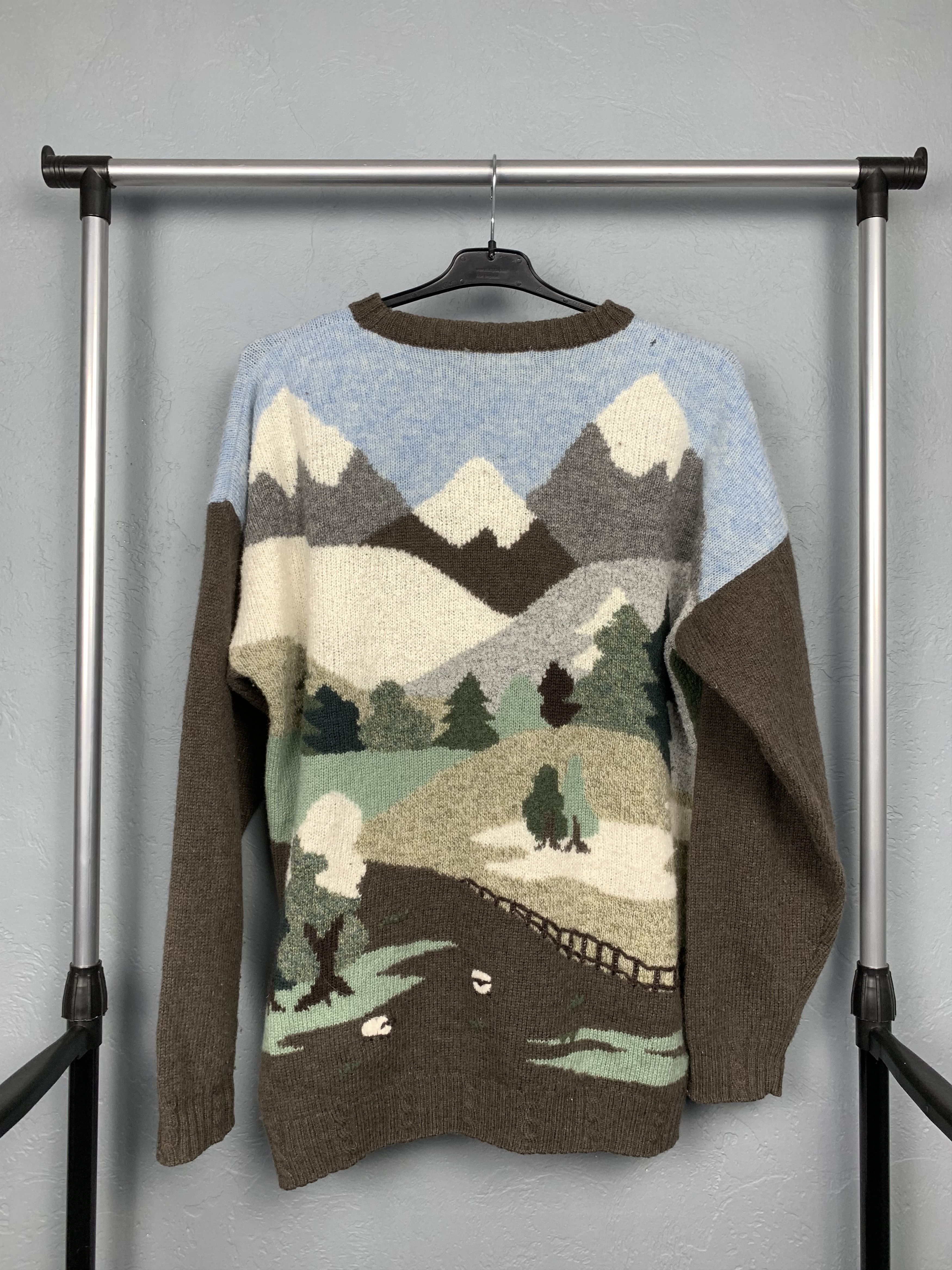 Vintage Vintage Crewneck Grafic Print Oversized Sweater Art Size US L / EU 52-54 / 3 - 7 Thumbnail