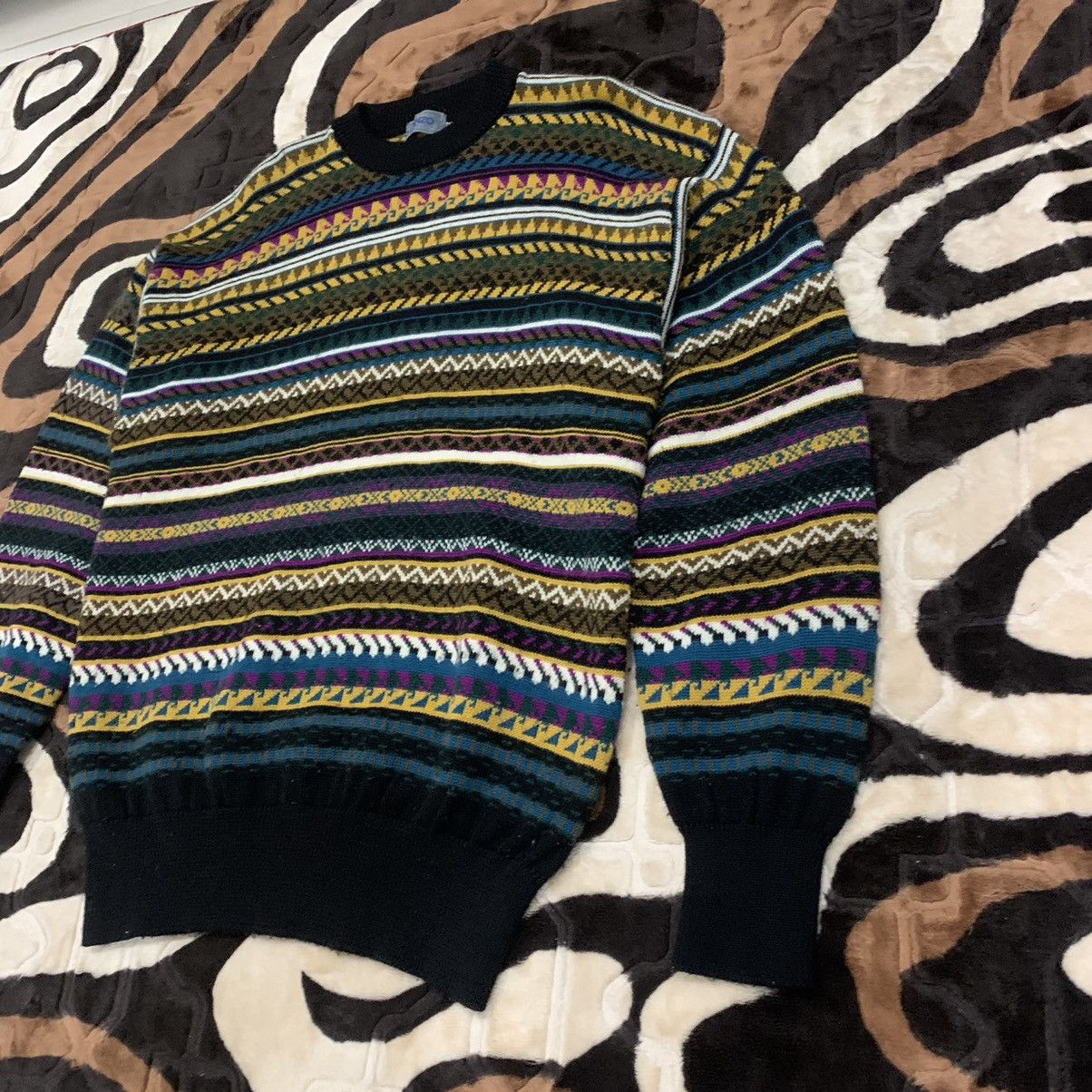 Aran Isles Knitwear × Kenzo KENZO Vintag 80s FairIsle Wool Knit Jumper Pullover Sweater Size US L / EU 52-54 / 3 - 6 Thumbnail