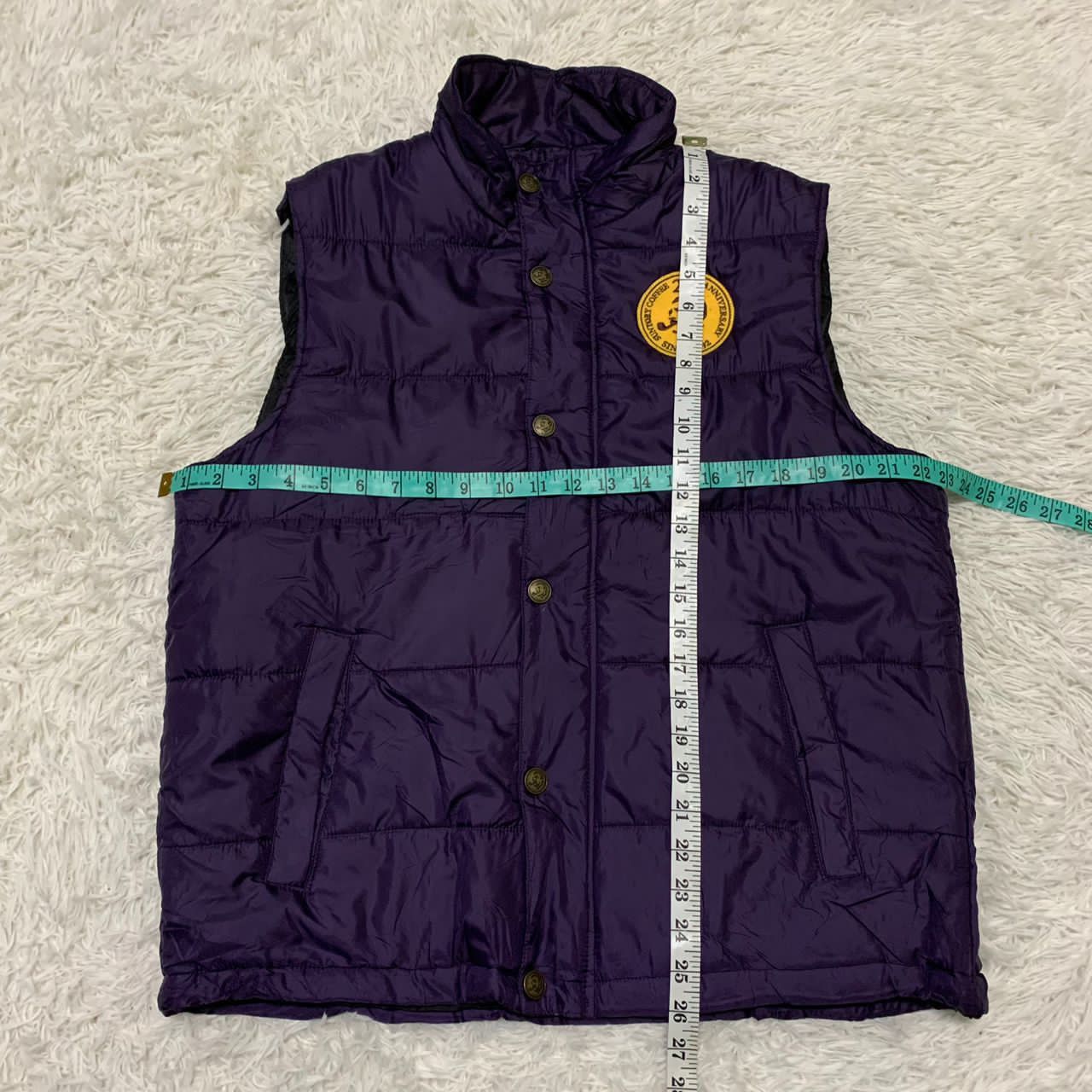 Japanese Brand Suntory coffee 20th Anniversary since 1992 thin puffer vest Size US L / EU 52-54 / 3 - 4 Thumbnail