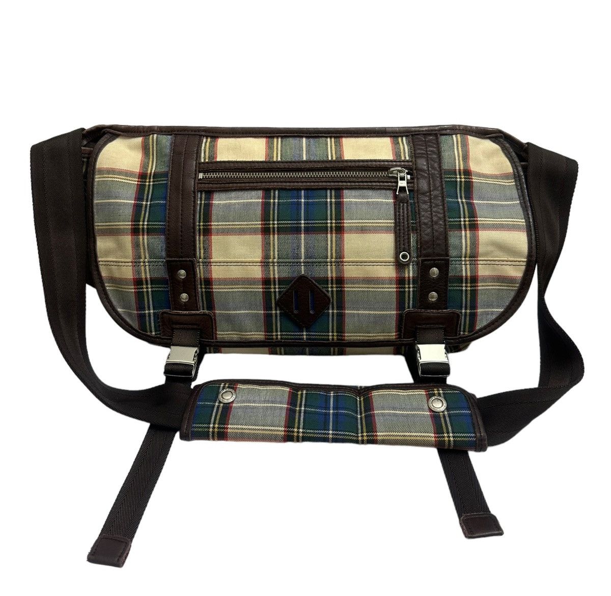 RARE ‼️ Checked Master-Piece 20th Anniversary Messenger Bag