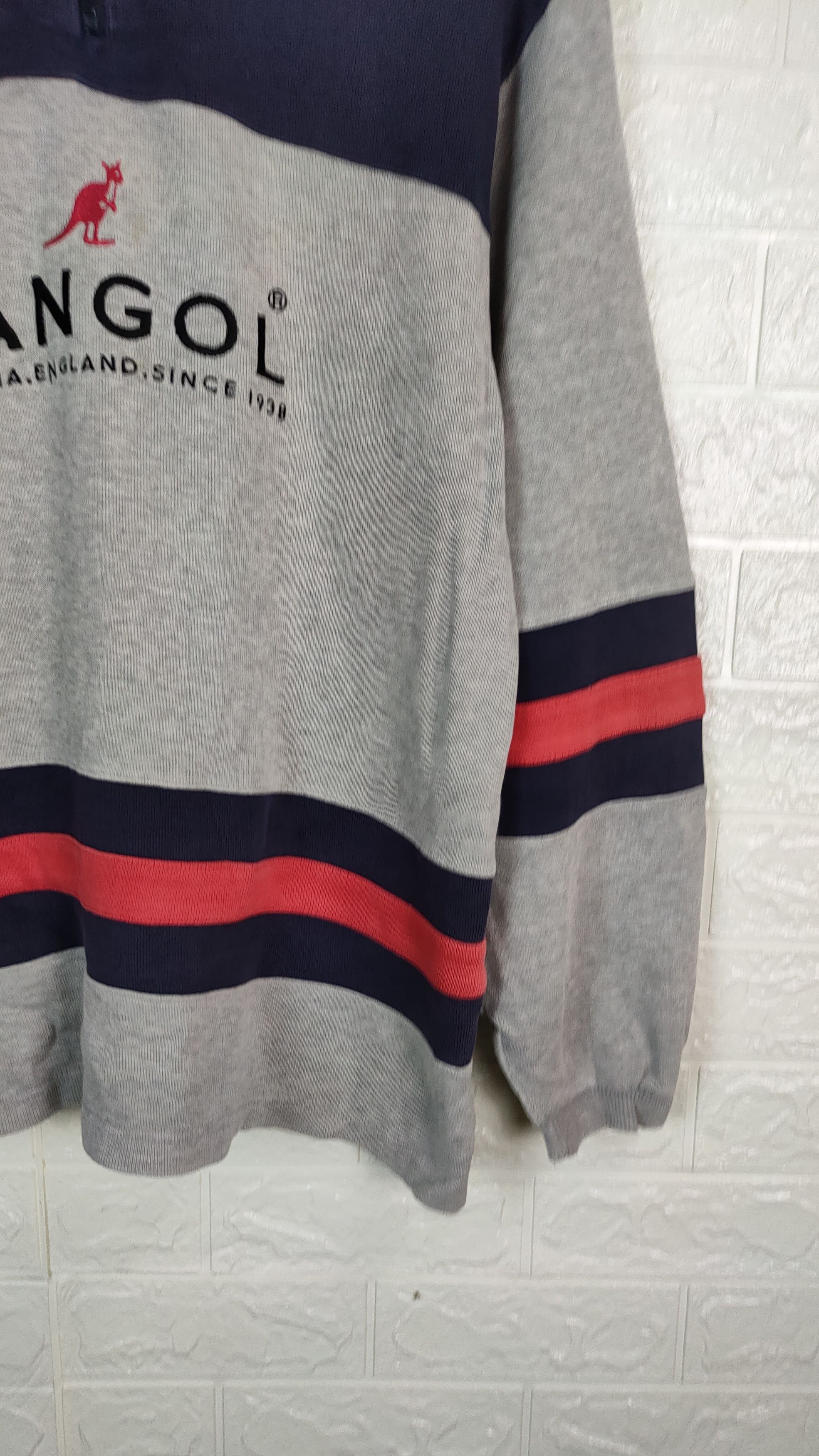 Designer × Kangol 💥Vintage Japanese Brand Kangol Sweatshirts DP #0988💥 Size US L / EU 52-54 / 3 - 2 Thumbnail