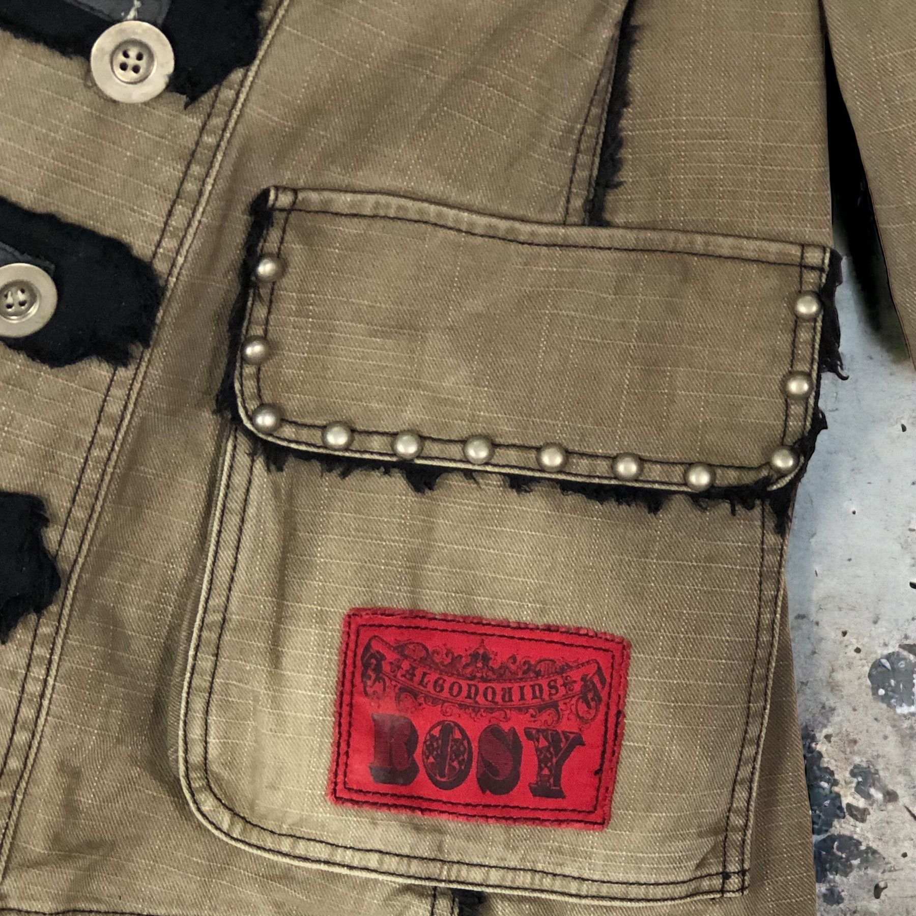 Japanese Brand RARE🔥JAPAN ALGONQUINS PUNK MOTIVES HOODED JACKET Size US S / EU 44-46 / 1 - 12 Thumbnail