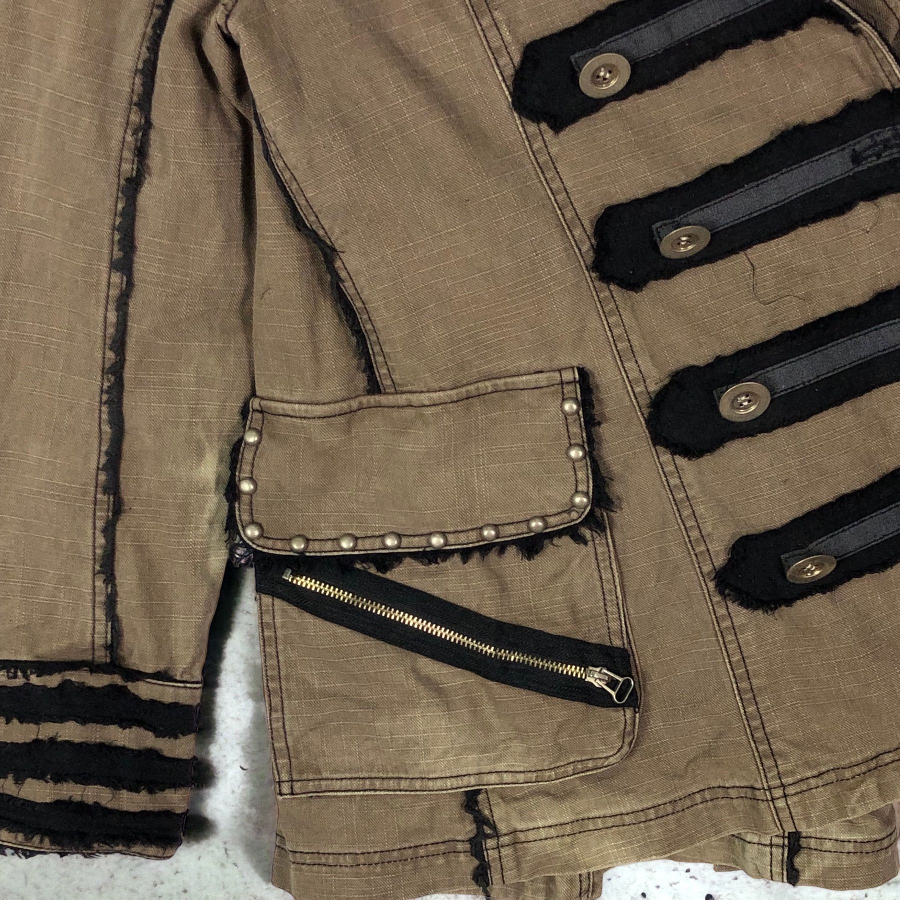 Japanese Brand RARE🔥JAPAN ALGONQUINS PUNK MOTIVES HOODED JACKET Size US S / EU 44-46 / 1 - 13 Thumbnail