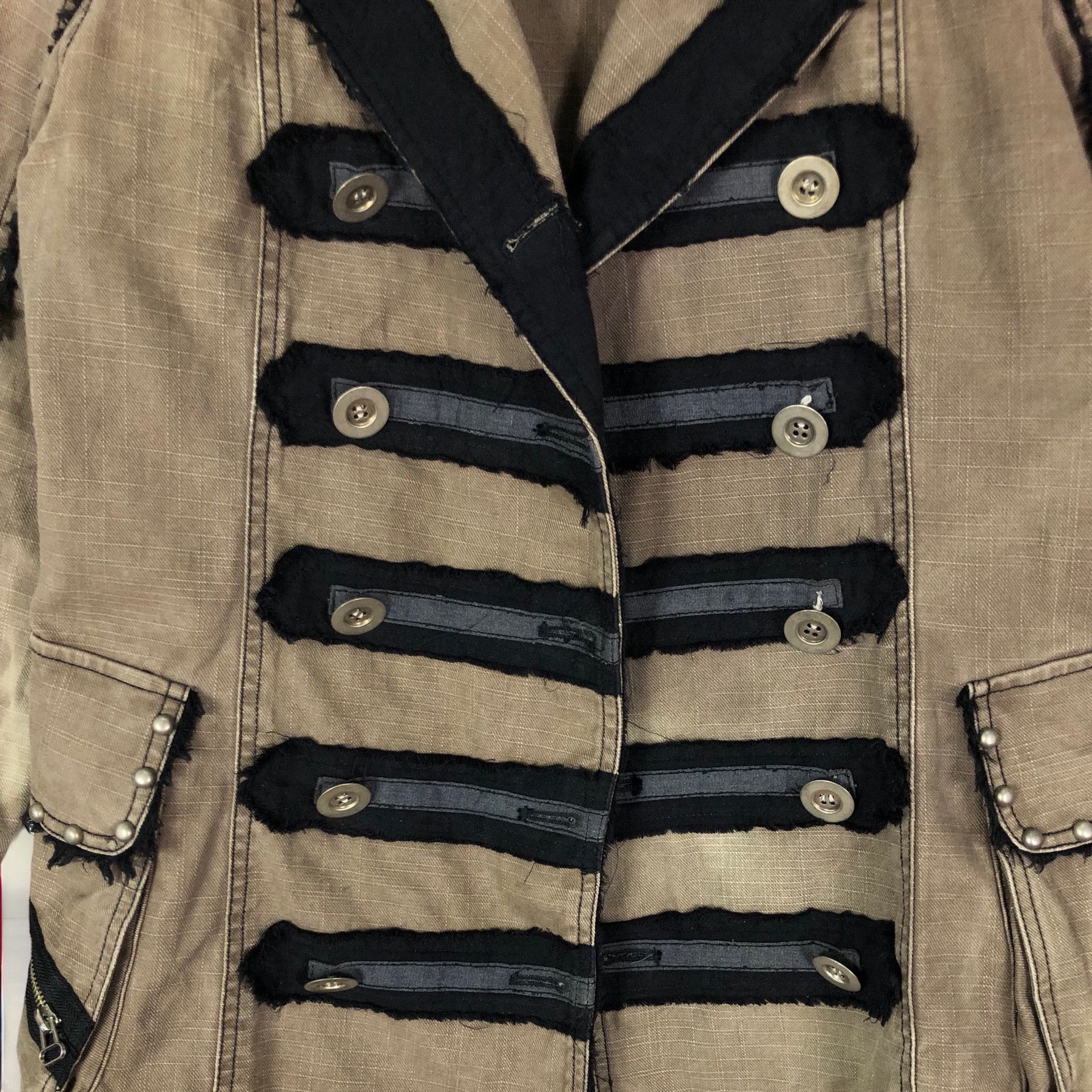 Japanese Brand RARE🔥JAPAN ALGONQUINS PUNK MOTIVES HOODED JACKET Size US S / EU 44-46 / 1 - 11 Thumbnail