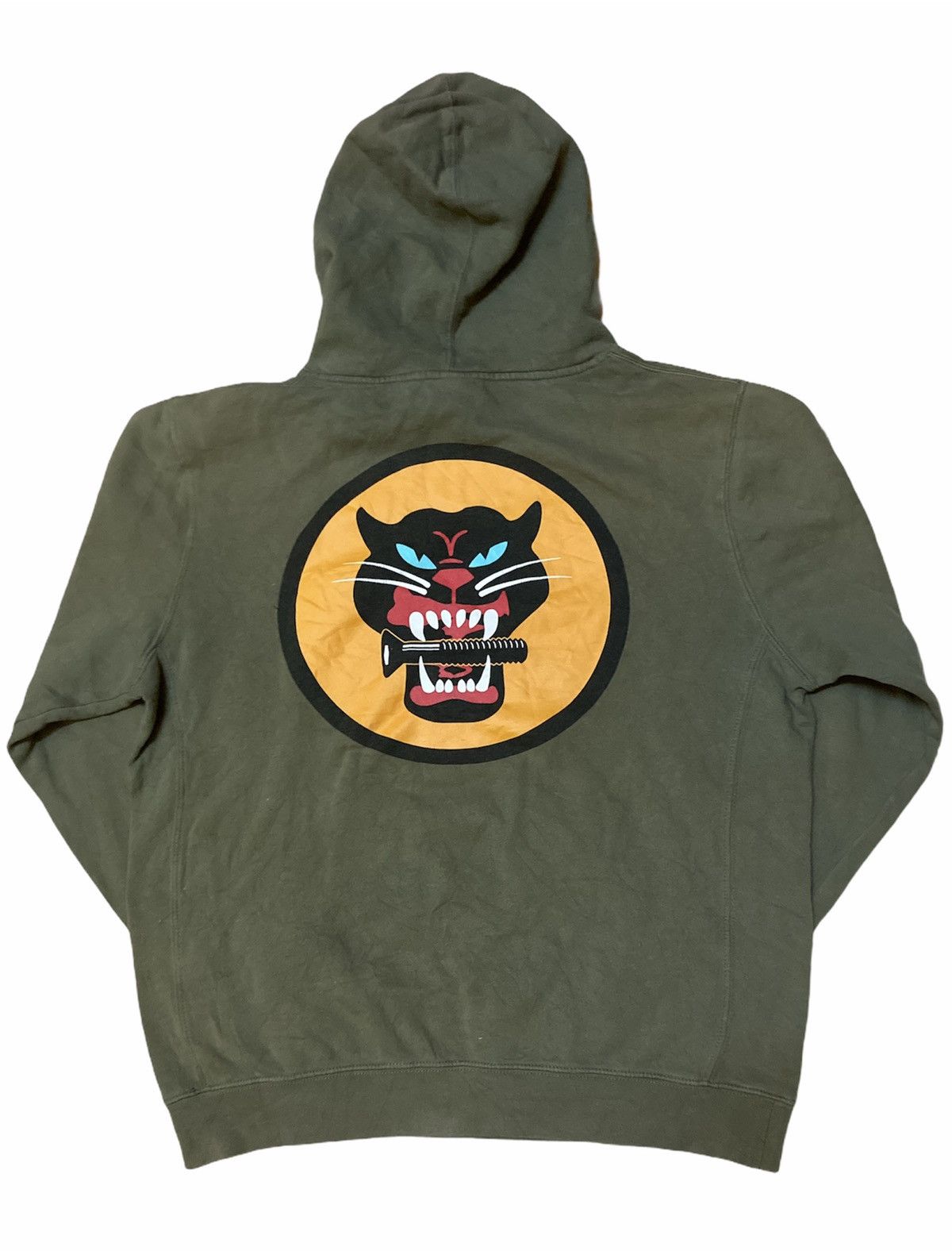 image of Diamond Supply Co Diamond Supply Big Logo Hoodie in Green, Men's (Size Medium)