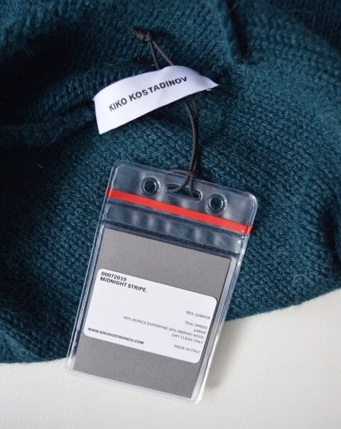 Kiko Kostadinov A/W 19 ‘Midnight Stripe’ Rex Alpaca Sweater Size US L / EU 52-54 / 3 - 3 Thumbnail
