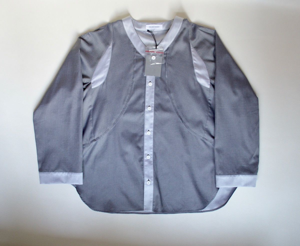 Kiko Kostadinov A/W 19 ‘Midnight Stripe’ Goff Shirt Size US XL / EU 56 / 4 - 1 Thumbnail