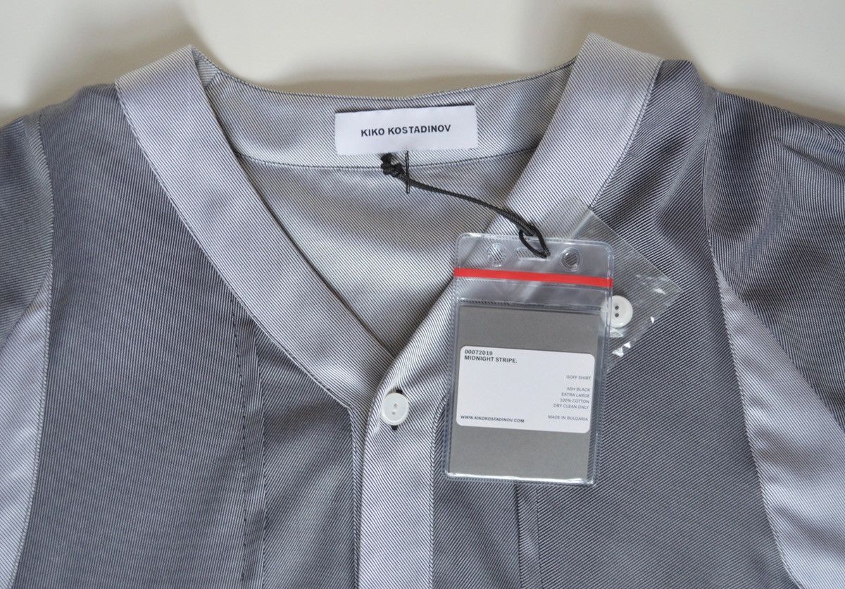 Kiko Kostadinov A/W 19 ‘Midnight Stripe’ Goff Shirt Size US XL / EU 56 / 4 - 3 Thumbnail