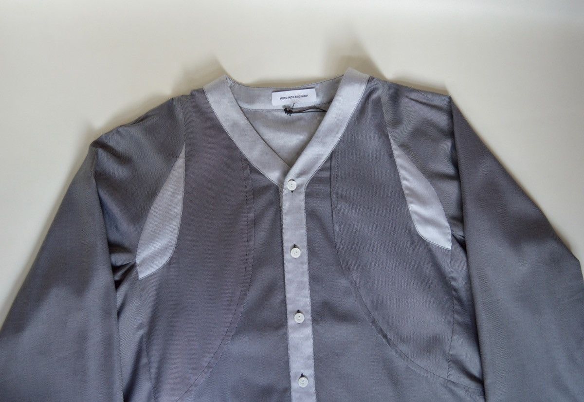 Kiko Kostadinov A/W 19 ‘Midnight Stripe’ Goff Shirt Size US XL / EU 56 / 4 - 2 Thumbnail