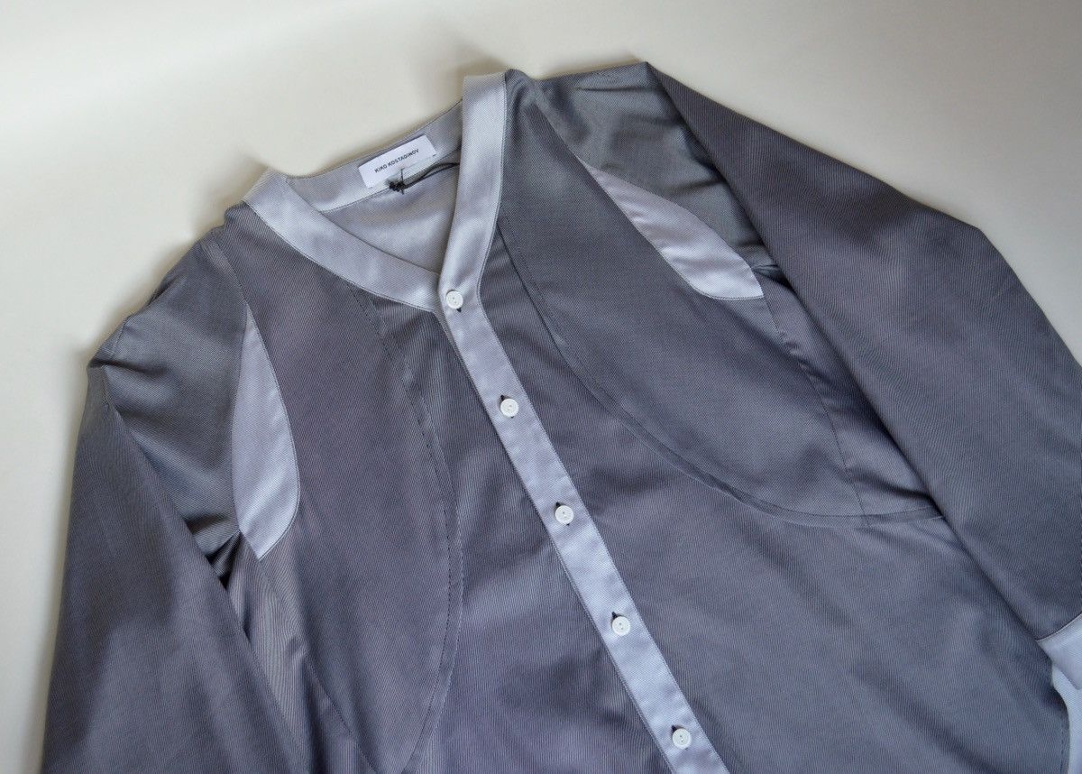 Kiko Kostadinov A/W 19 ‘Midnight Stripe’ Goff Shirt Size US XL / EU 56 / 4 - 4 Thumbnail