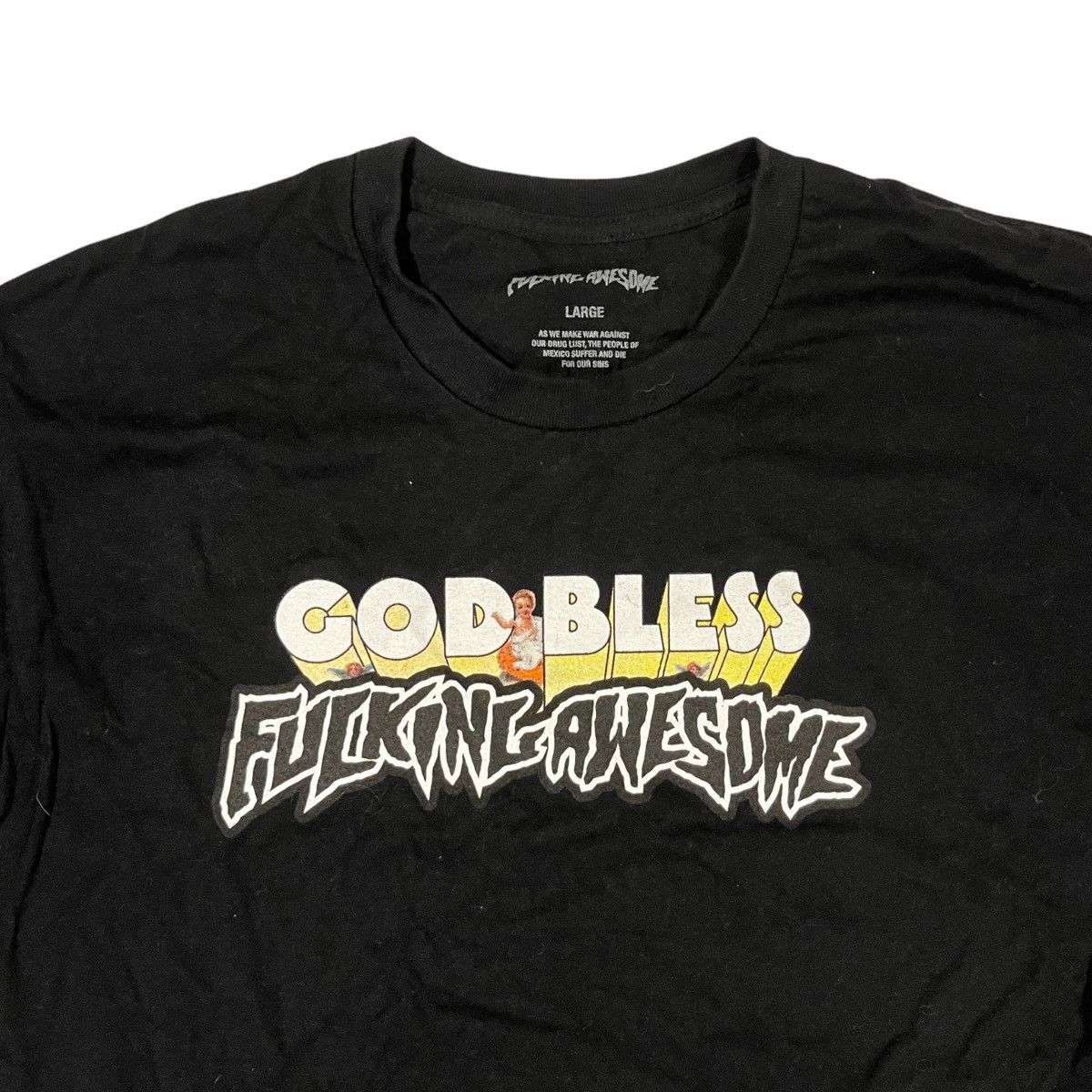 Fucking Awesome × Supreme Fucking Awesome God Bless Shirt Size US L / EU 52-54 / 3 - 2 Thumbnail