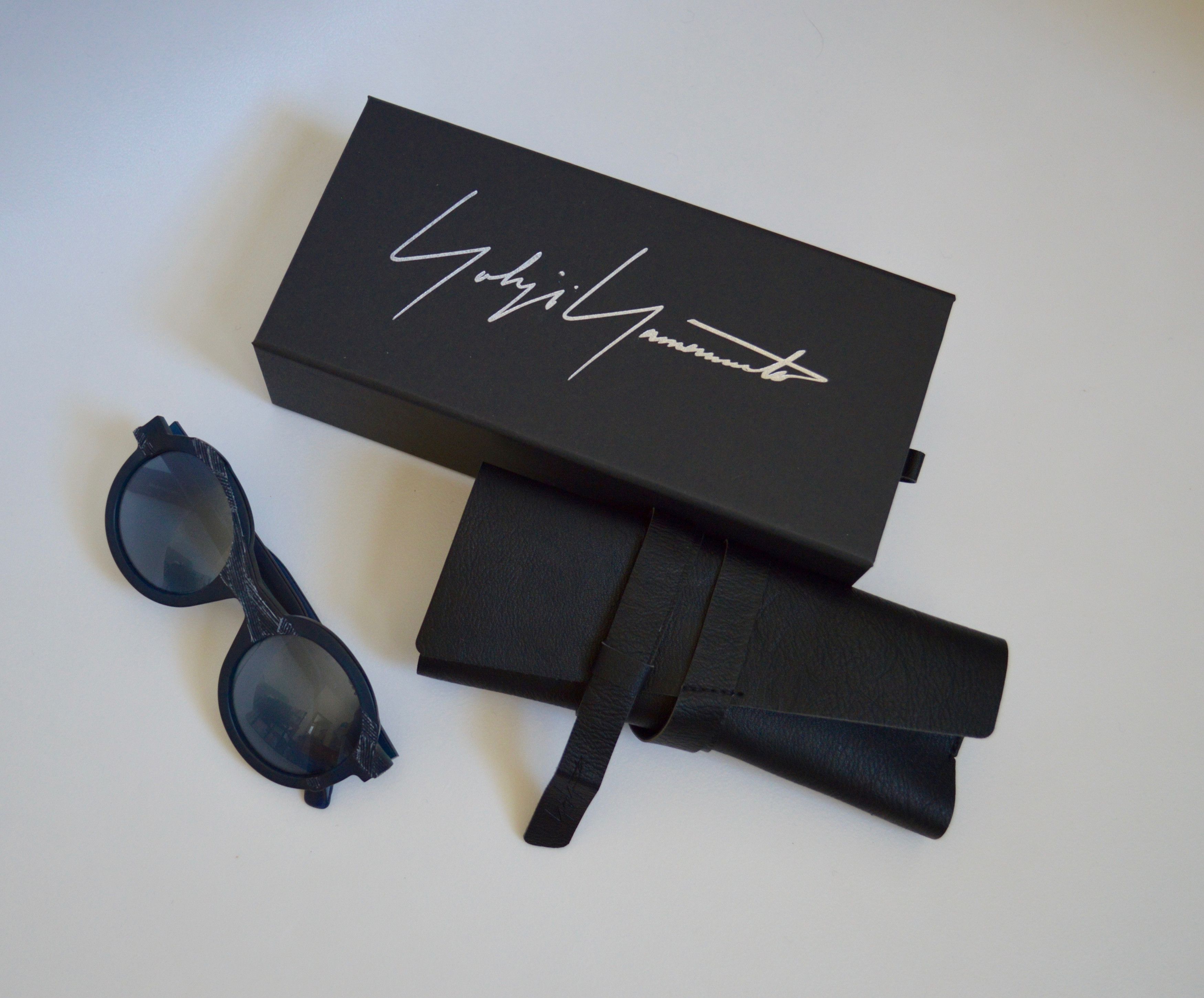 Yohji Yamamoto YY 5019 Blue Round Frame Sunglasses Size ONE SIZE - 15 Thumbnail