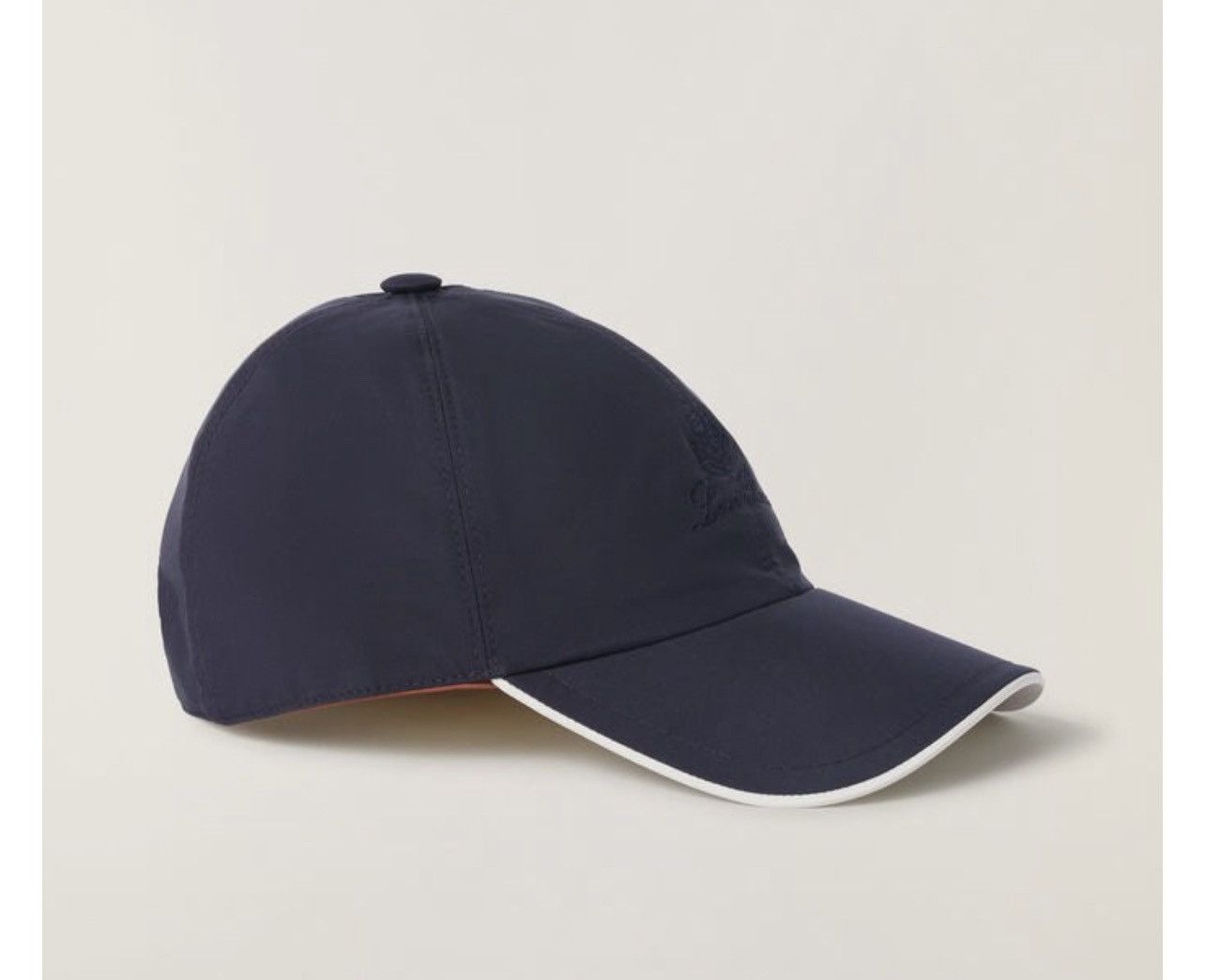 image of Loro Piana Storm System Baseball Hat in Navy, Men's