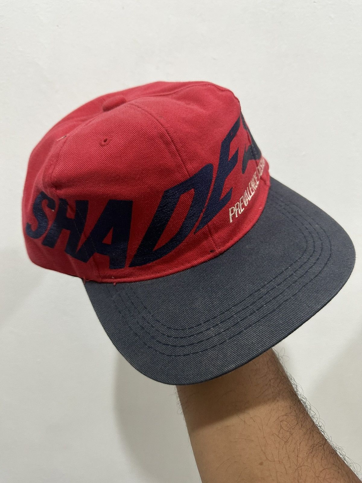 image of Vintage VTG 90’S Shade’S Embroid Snapback in Red, Men's