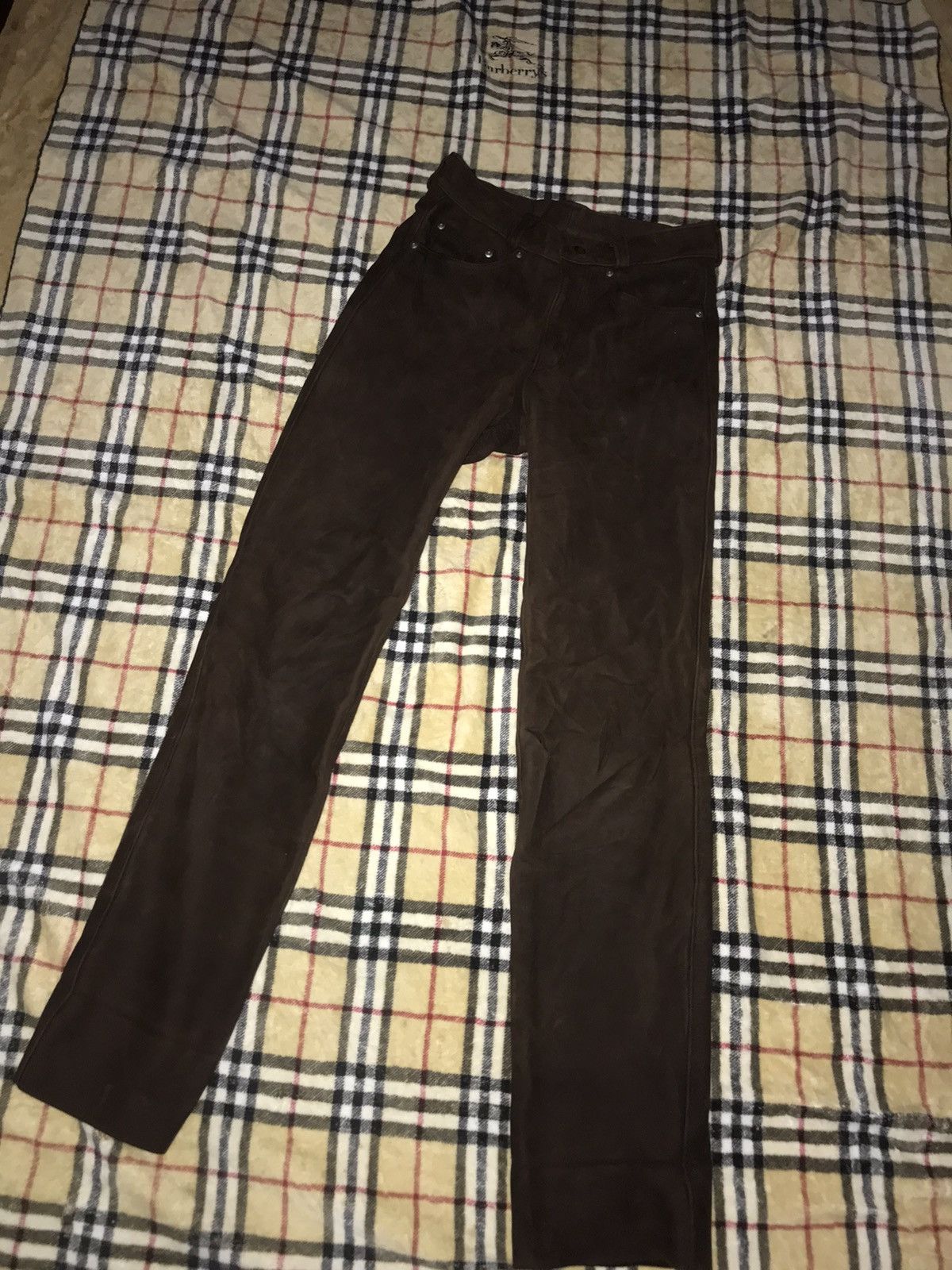 Leather × Schott × Vintage 🔥RARE🔥Vintage schott leather pant Size US 30 / EU 46 - 11 Thumbnail