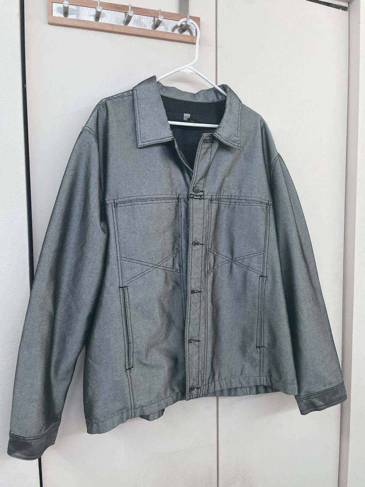 Marithe Francois Girbaud Reflective Trucker Jacket