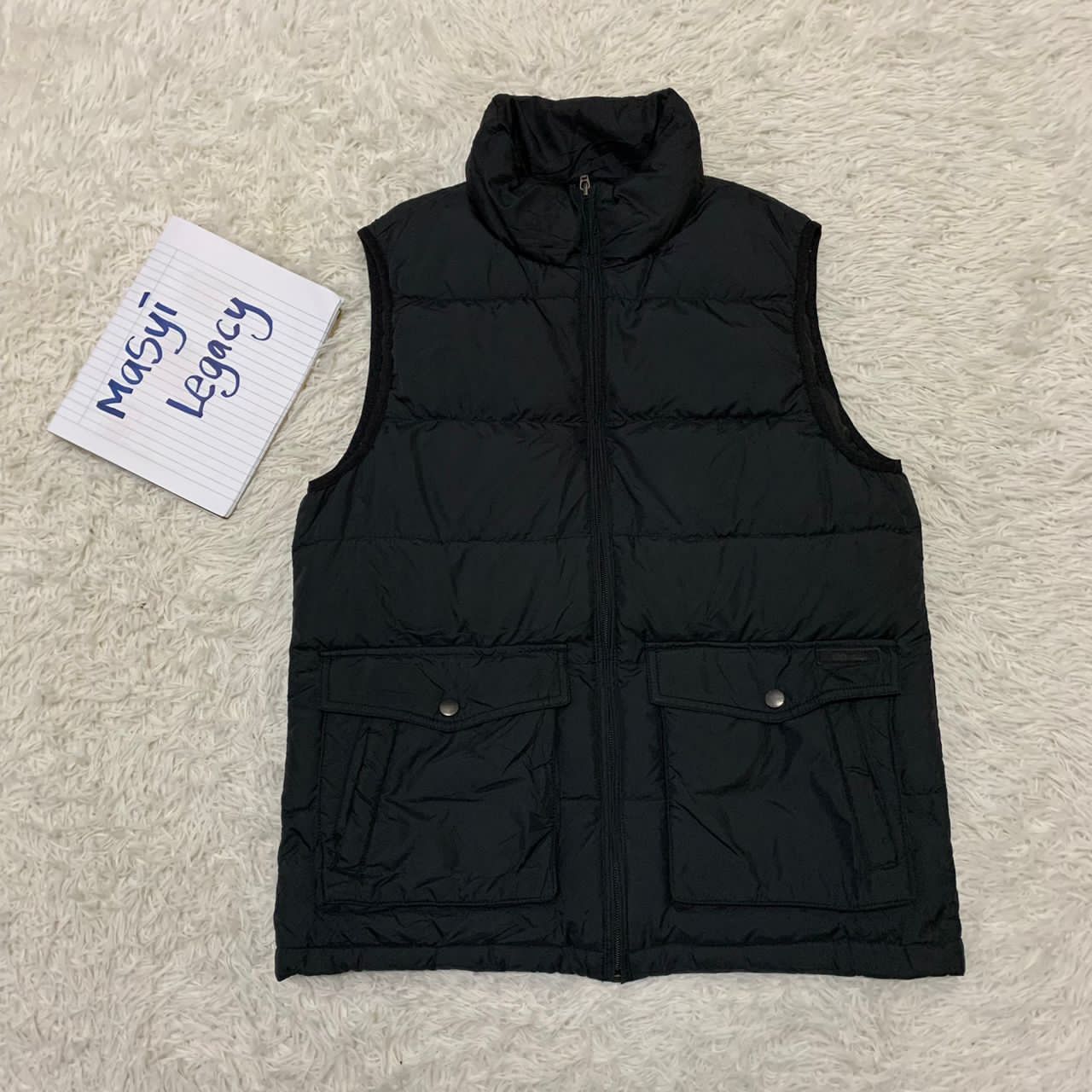 Japanese Brand Premium down comfortable wearing first down thin puffer vest Size US M / EU 48-50 / 2 - 1 Thumbnail