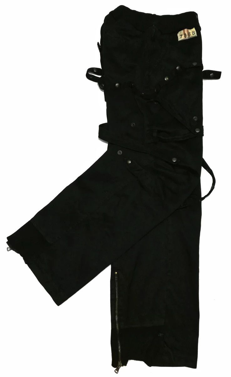 Japanese Brand 🔥S.B Concept Black Tactical Parachute Bondage Pants Cotton Size US 29 - 13 Thumbnail