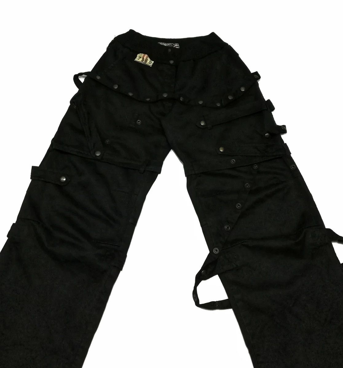 Japanese Brand 🔥S.B Concept Black Tactical Parachute Bondage Pants Cotton Size US 29 - 5 Thumbnail