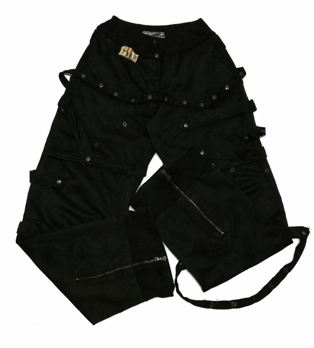 Japanese Brand 🔥S.B Concept Black Tactical Parachute Bondage Pants Cotton Size US 29 - 1 Thumbnail