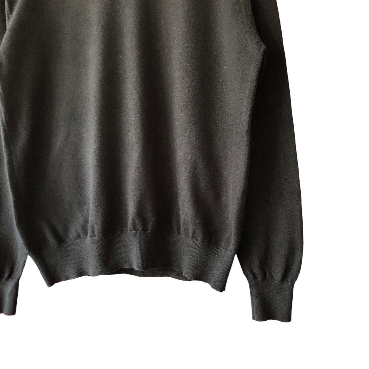 United Arrows Tokyo Black Cotton Sweater Japan L