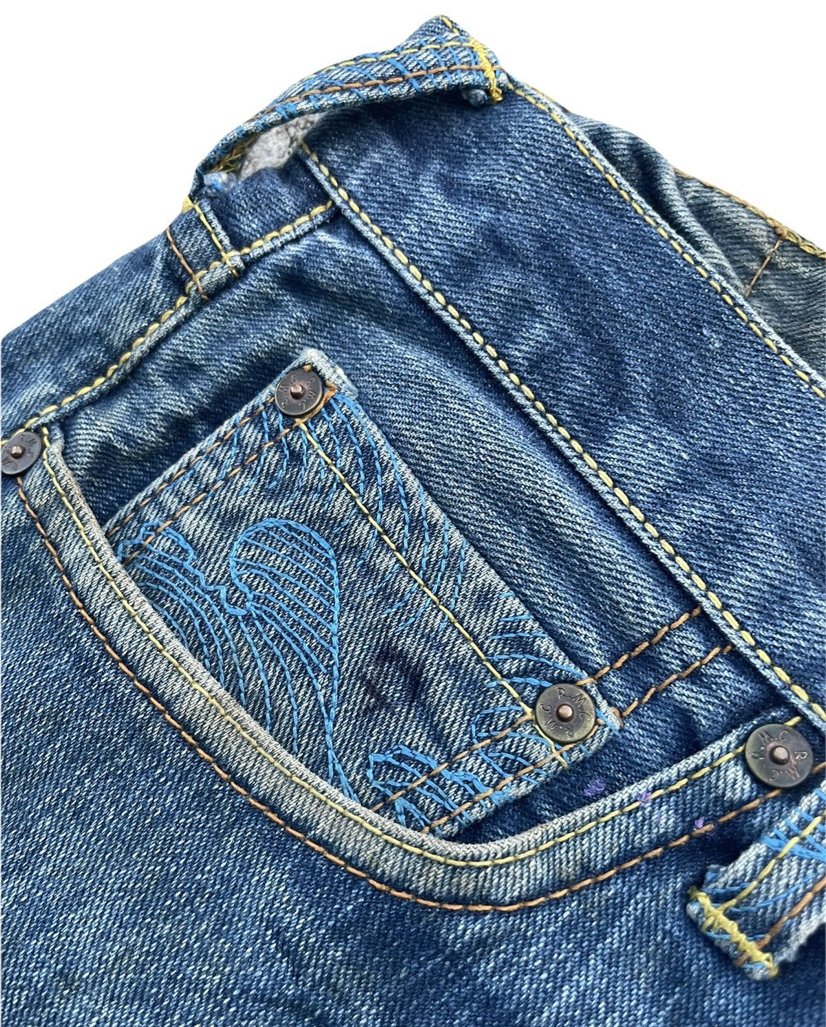 Japanese Brand Red Monkey Company Selvedge Denim Size US 40 / EU 56 - 14 Thumbnail