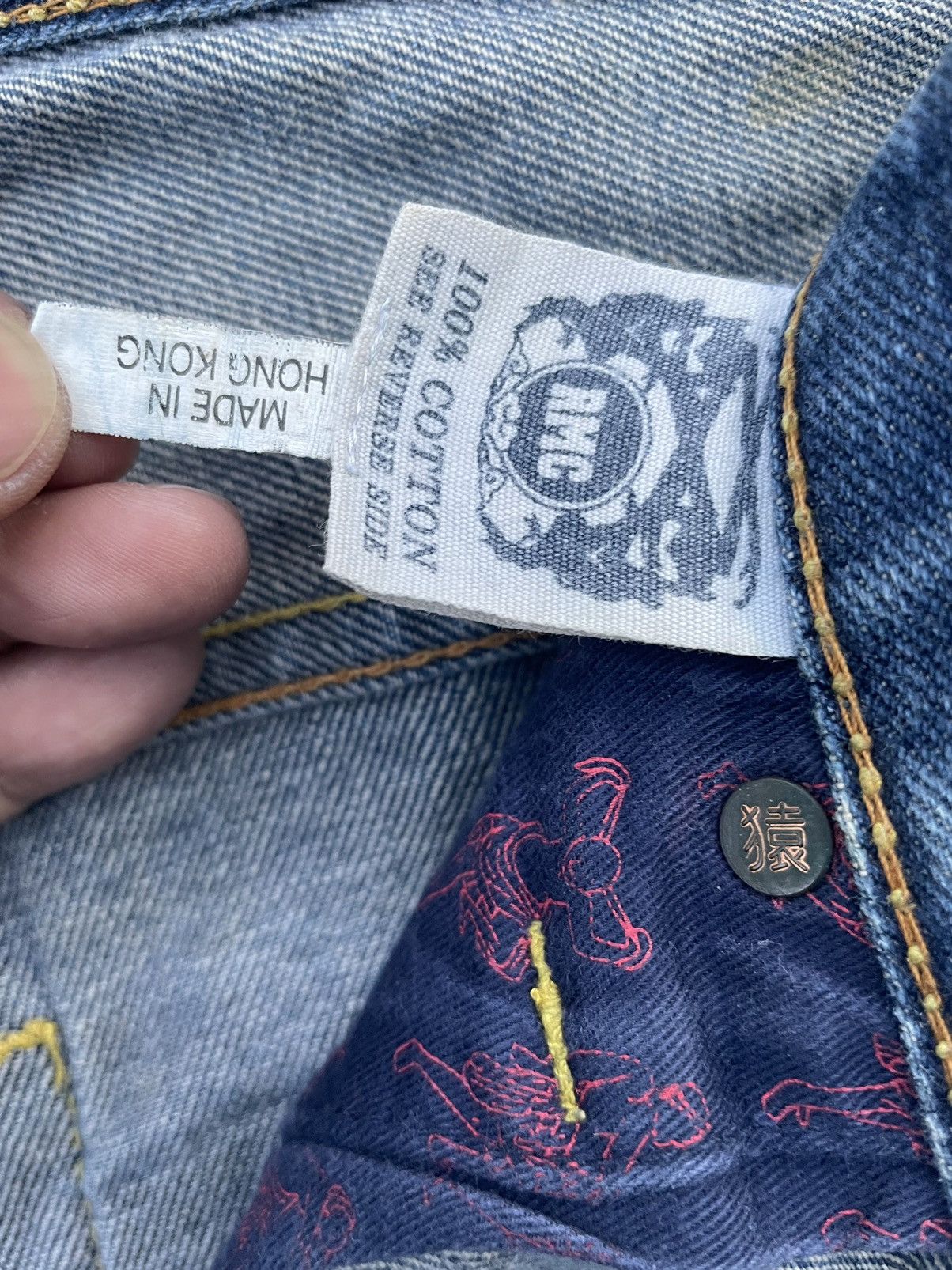 Japanese Brand Red Monkey Company Selvedge Denim Size US 40 / EU 56 - 21 Thumbnail