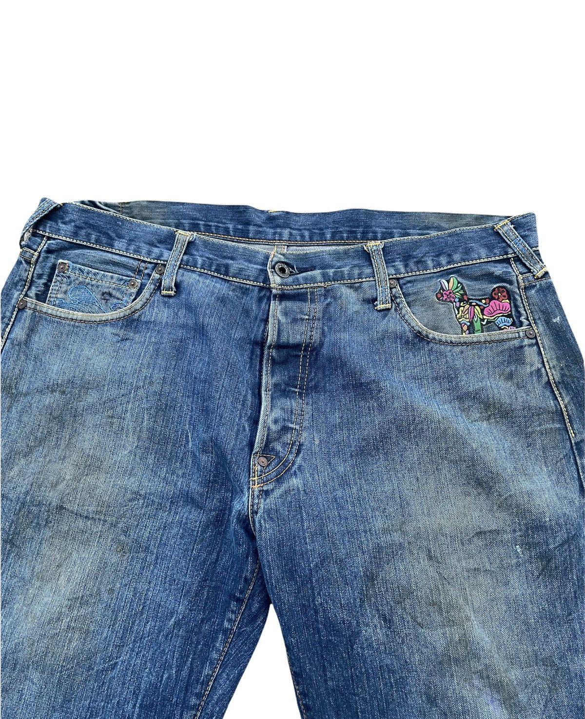 Japanese Brand Red Monkey Company Selvedge Denim Size US 40 / EU 56 - 13 Thumbnail