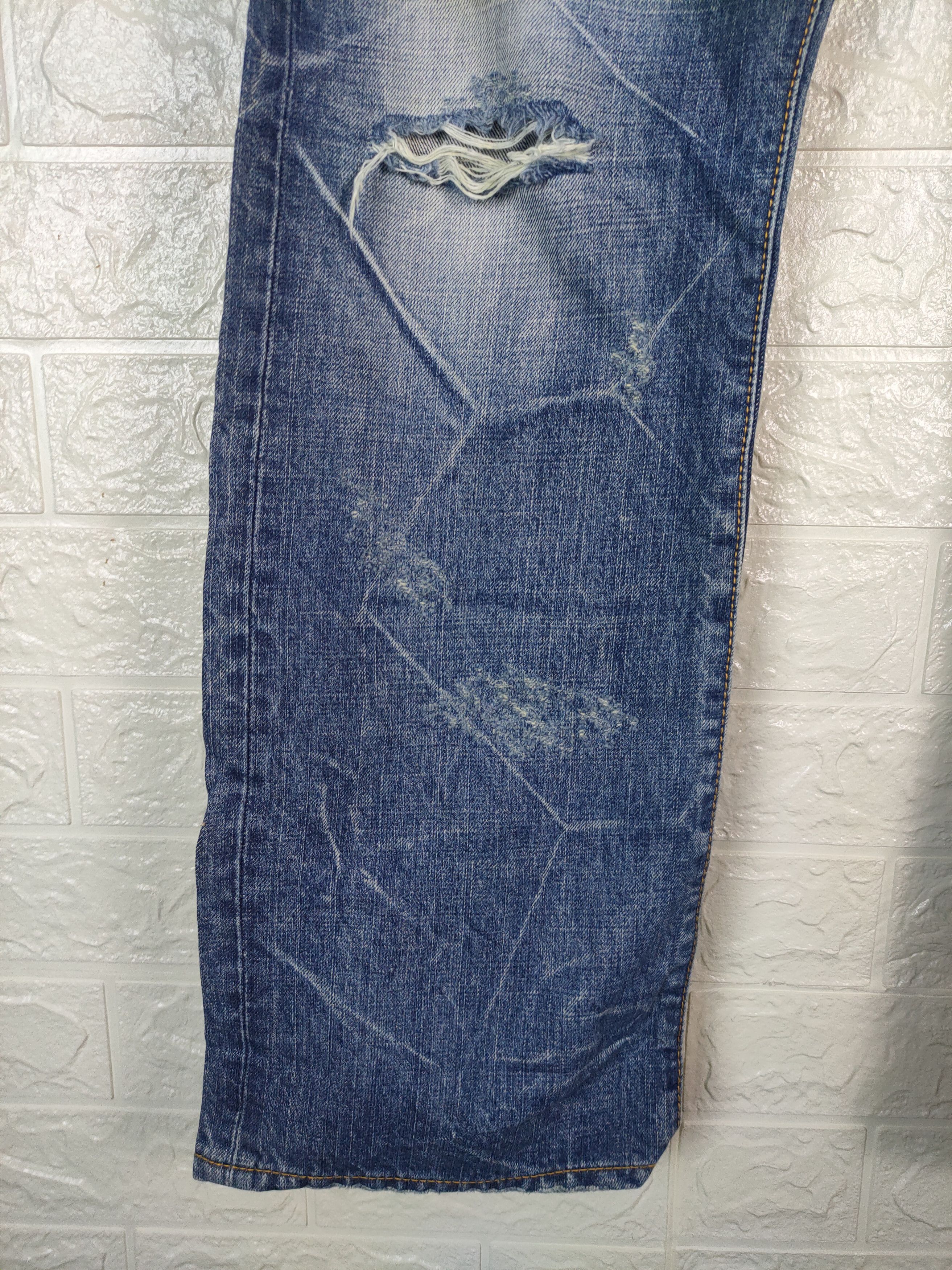 Other 💥Japanese Ca & Lu Patches Distreesed Denim Pants #0837 DP💥 Size US 31 - 8 Thumbnail