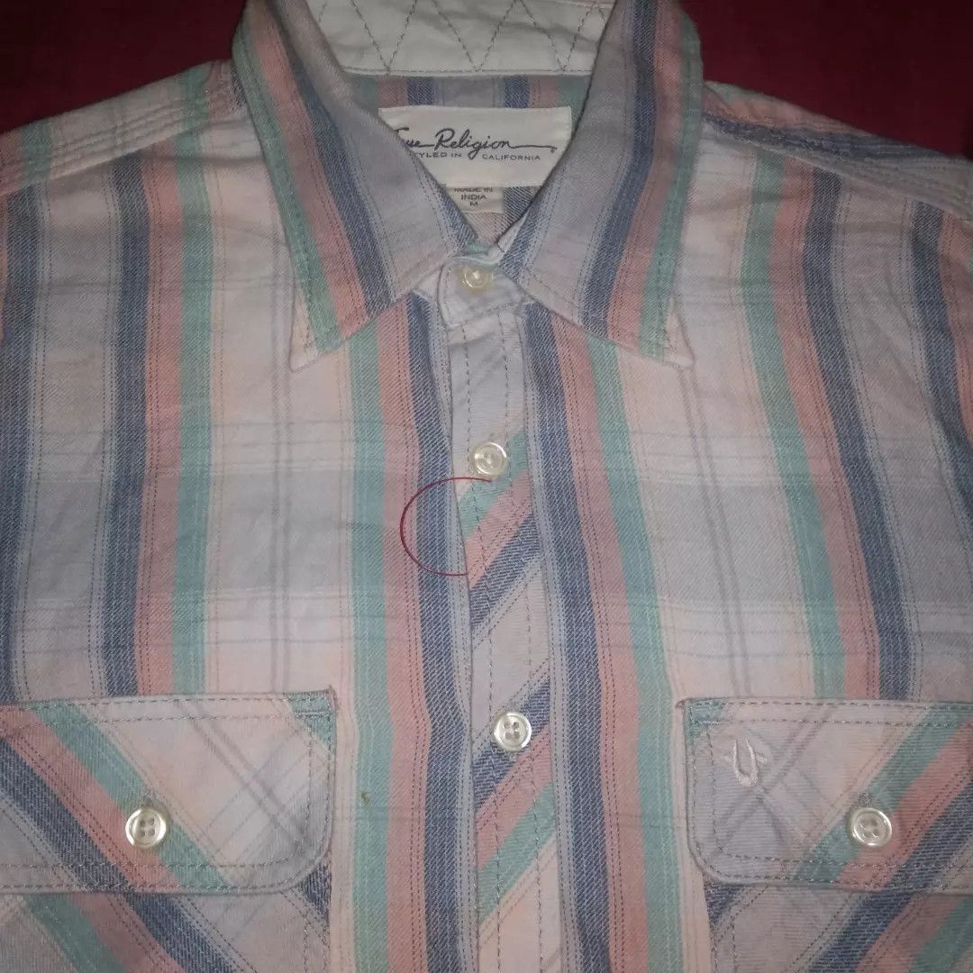 True Religion True Religion Plaid shirt women pastel Size M / US 6-8 / IT 42-44 - 1 Thumbnail