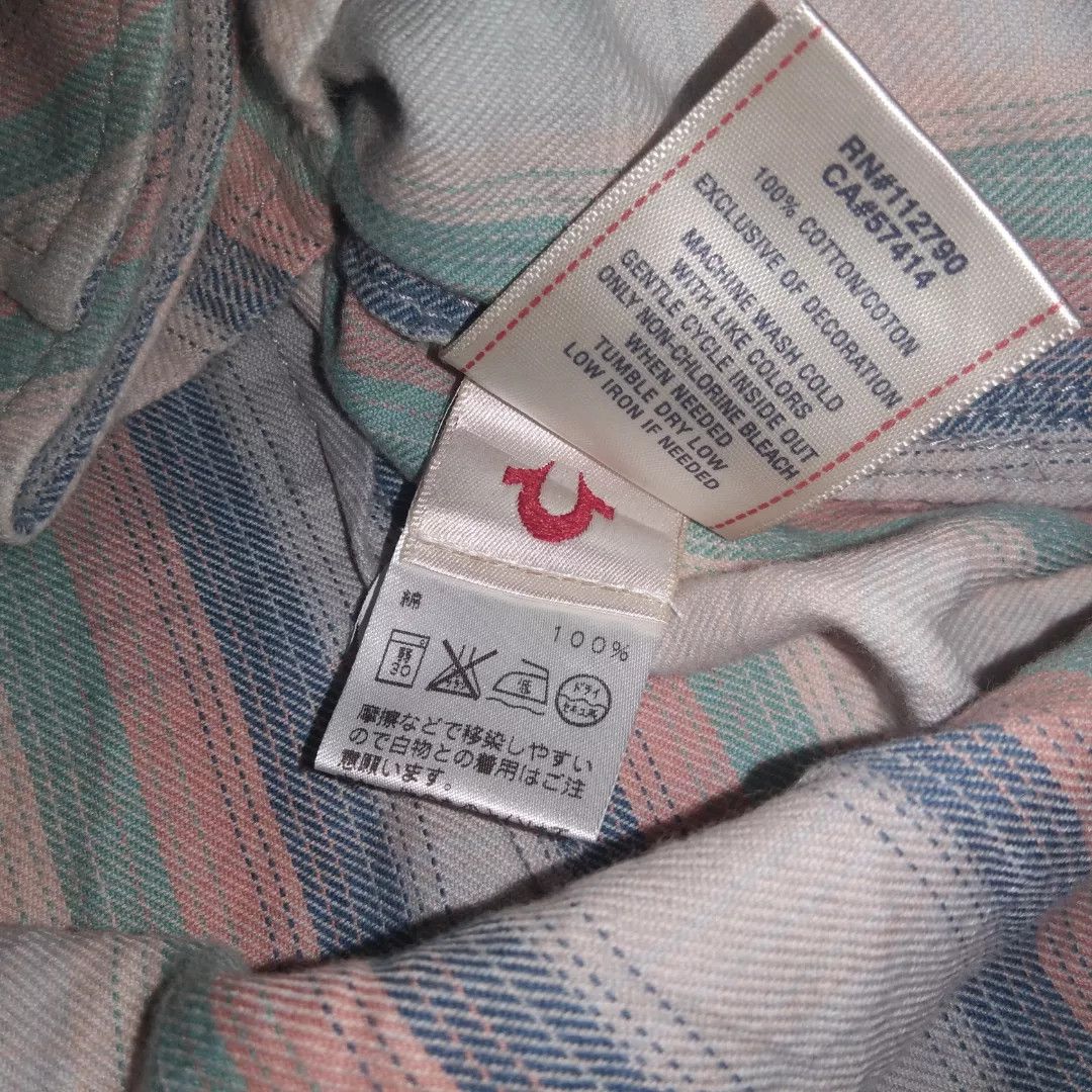 True Religion True Religion Plaid shirt women pastel Size M / US 6-8 / IT 42-44 - 5 Thumbnail