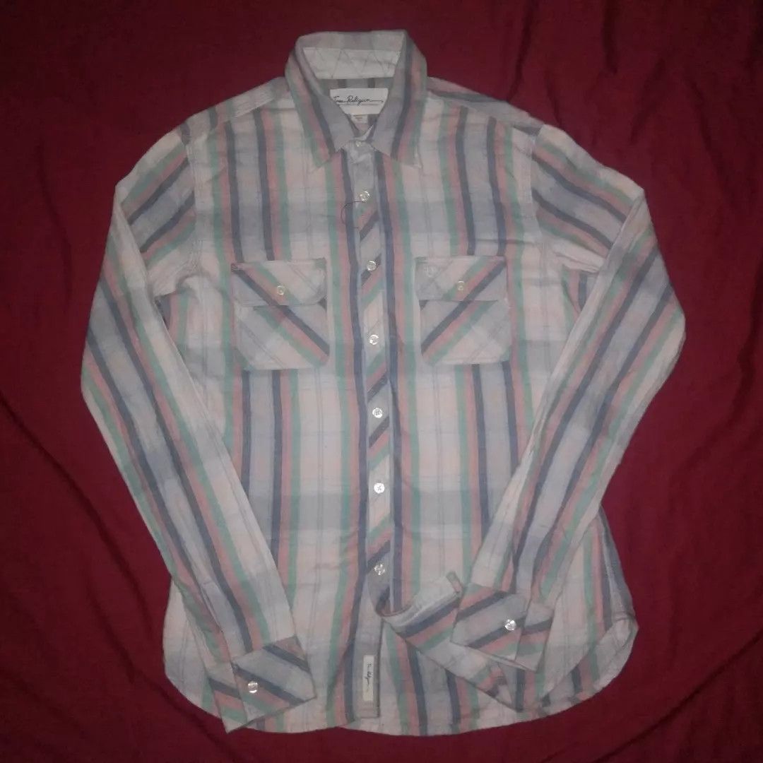 True Religion True Religion Plaid shirt women pastel Size M / US 6-8 / IT 42-44 - 2 Thumbnail