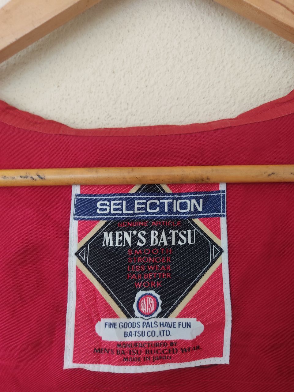 Japanese Brand VINTAGE MEN BATSU RED PARKAS RUGGED WEAR MADE IN JAPON Size US L / EU 52-54 / 3 - 7 Thumbnail