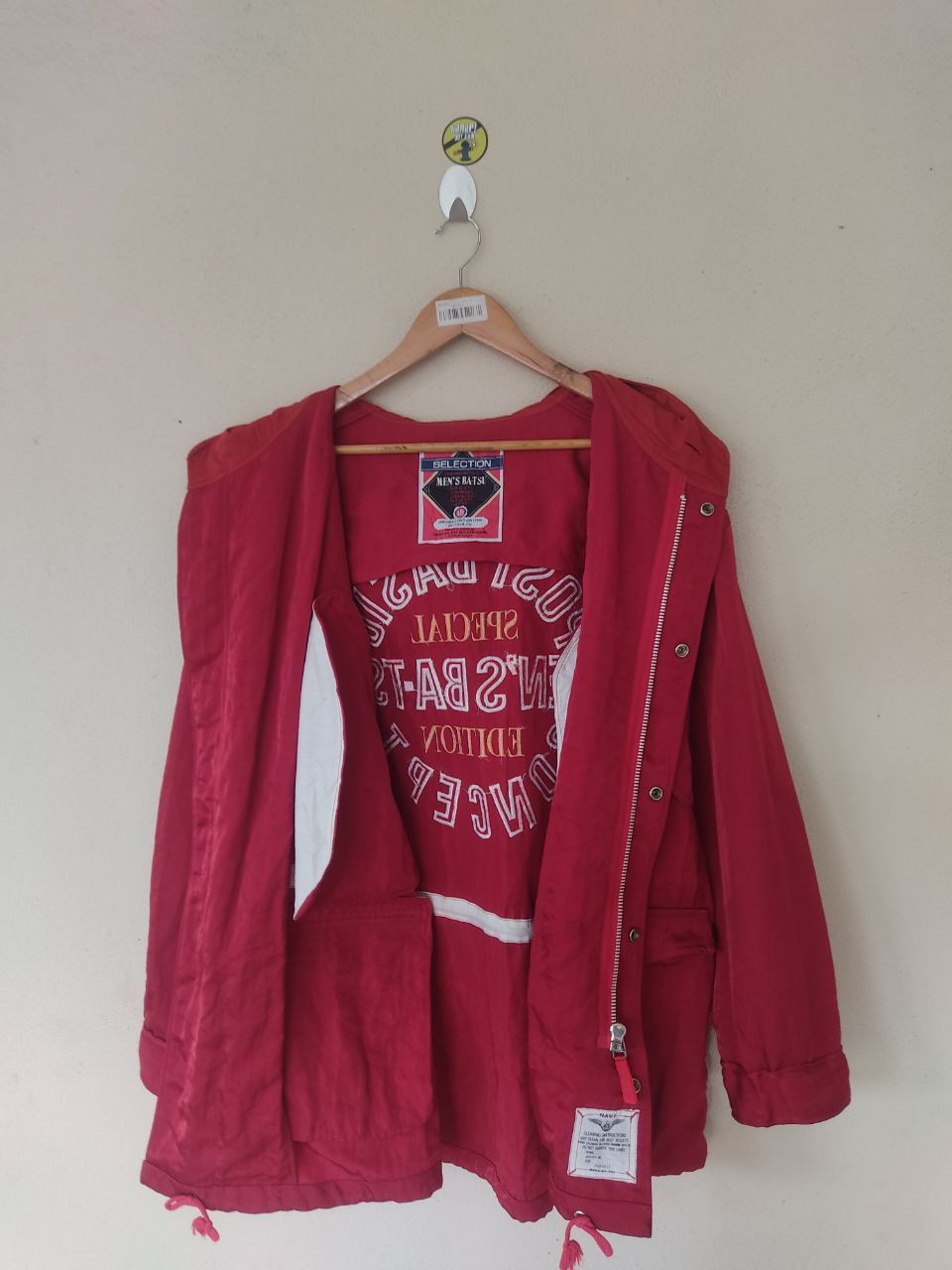 Japanese Brand VINTAGE MEN BATSU RED PARKAS RUGGED WEAR MADE IN JAPON Size US L / EU 52-54 / 3 - 6 Thumbnail