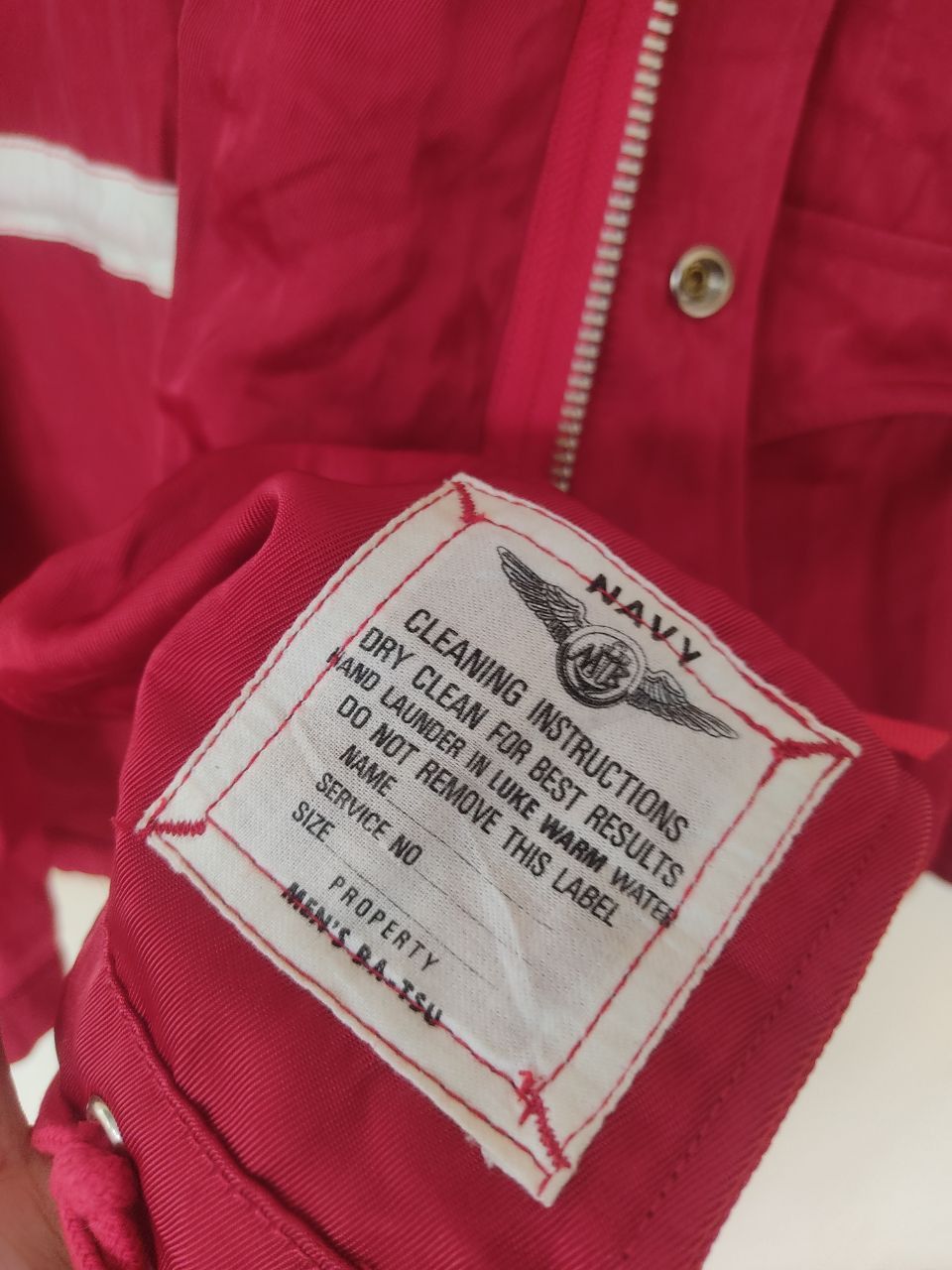 Japanese Brand VINTAGE MEN BATSU RED PARKAS RUGGED WEAR MADE IN JAPON Size US L / EU 52-54 / 3 - 8 Thumbnail