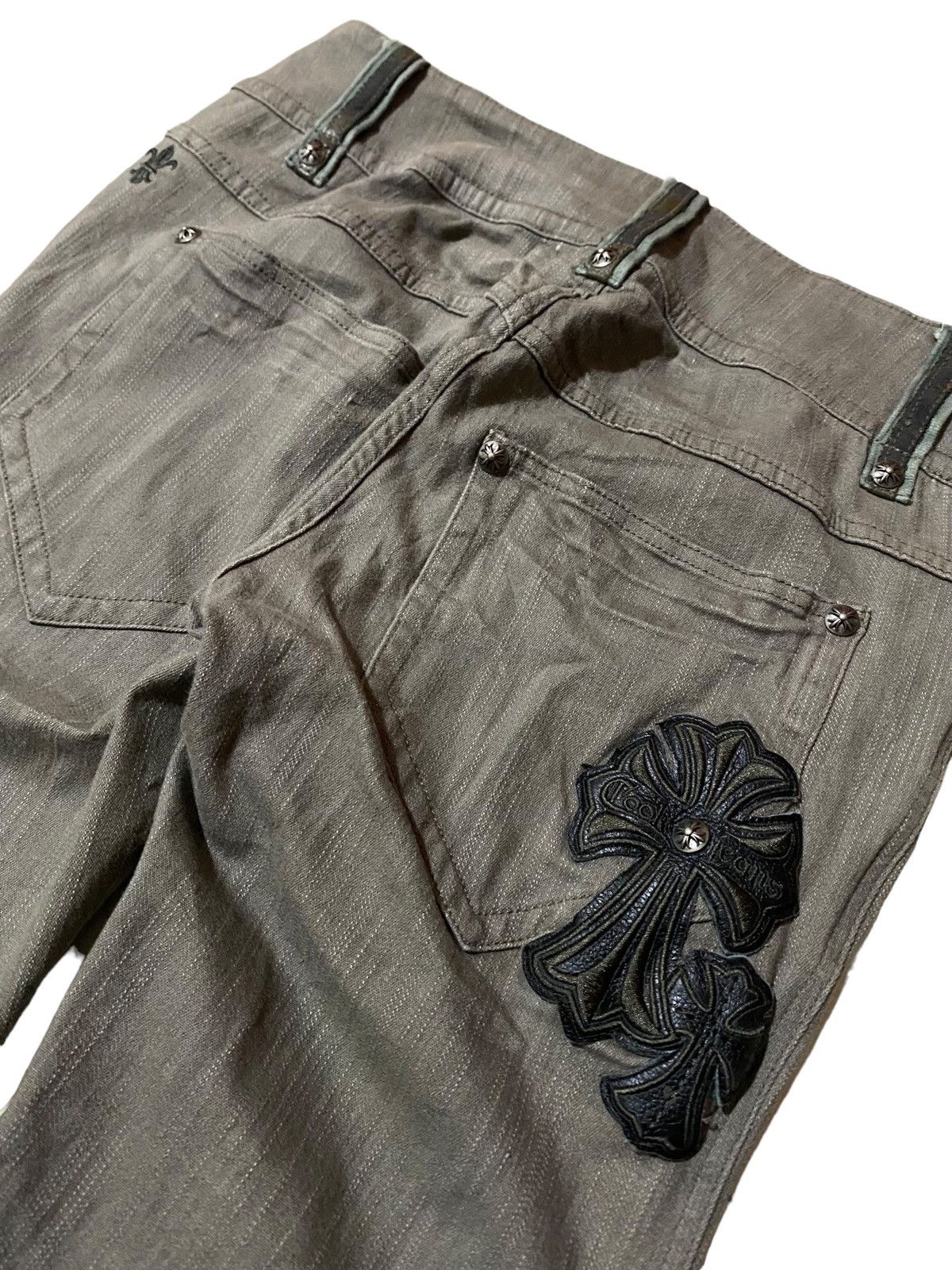 image of Archival Clothing Vintage Japanese Cook Jeans Japan in Grey, Women's (Size 28)