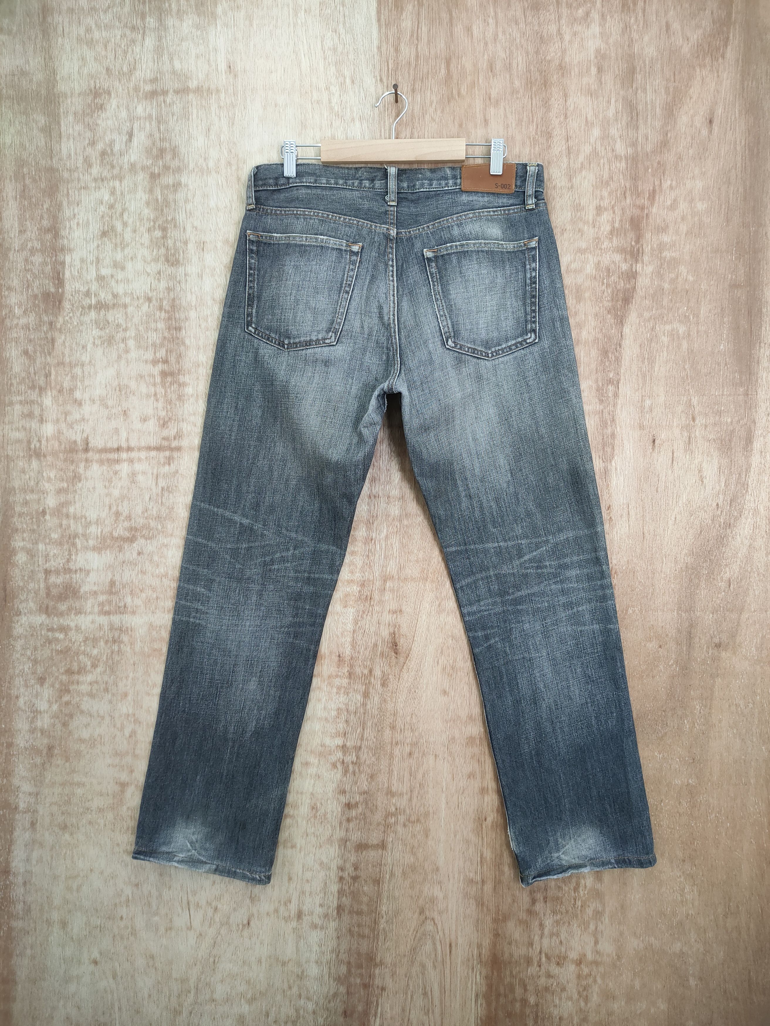 Japanese Brand VINTAGE JAPANESE FADED BLACK DENIM JEANS PANTS Size US 32 / EU 48 - 7 Thumbnail