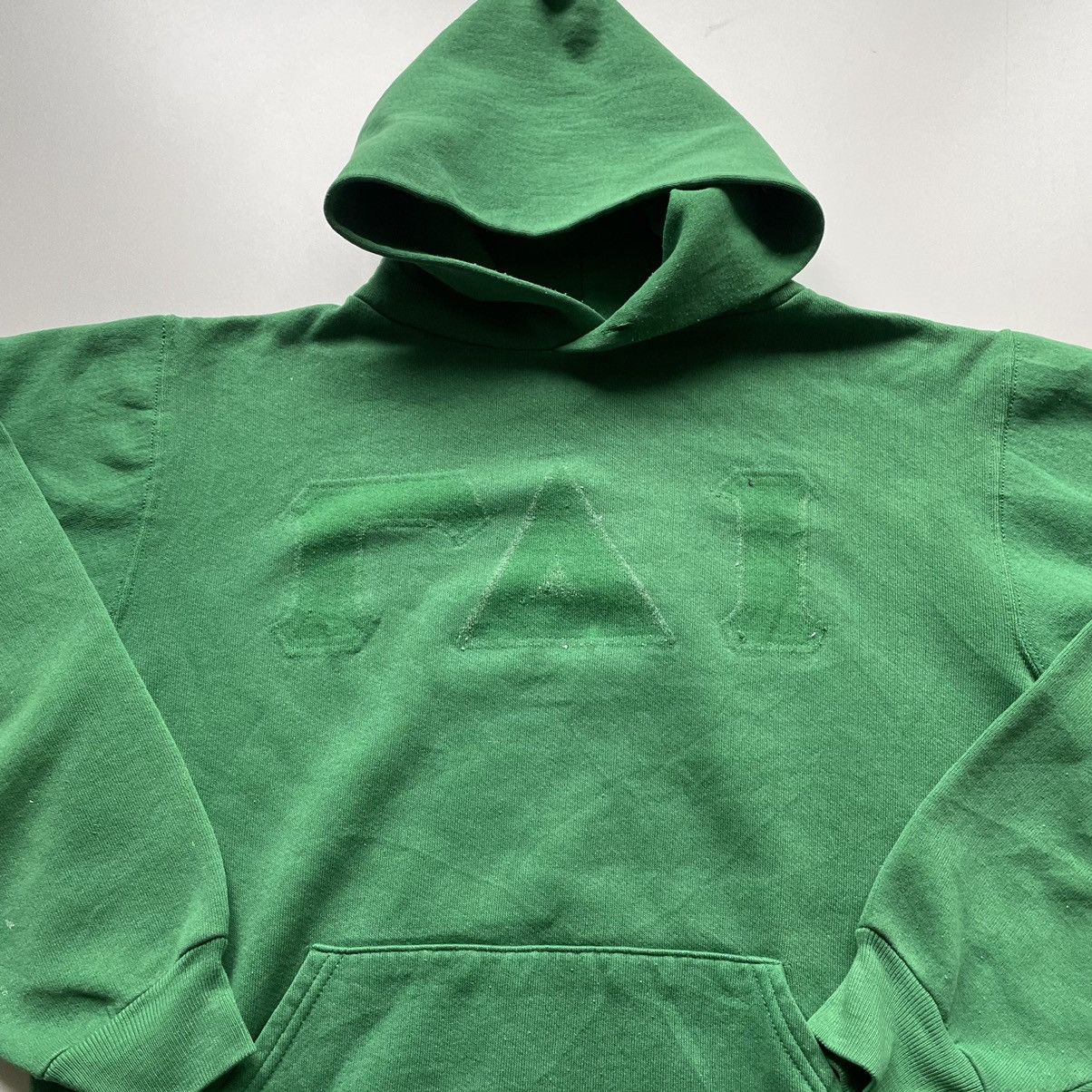 Other Vintage 1990s Russell Athletic Sun Faded Green Hoodie Small Size US S / EU 44-46 / 1 - 2 Thumbnail