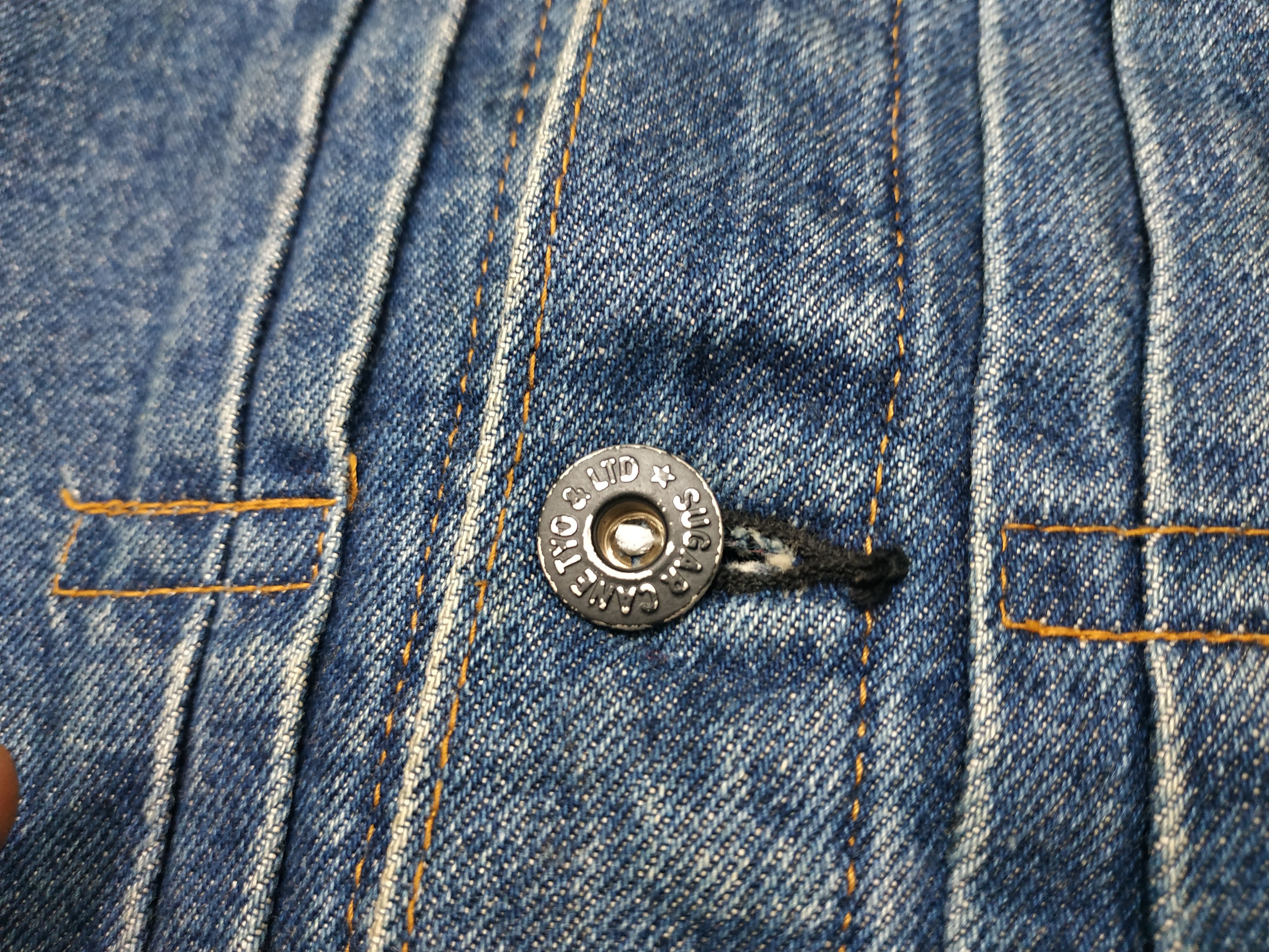 Sugar Cane 90'S Sugarcane Wool Lined Type I WWII Model Denim Jacket Size US M / EU 48-50 / 2 - 3 Thumbnail