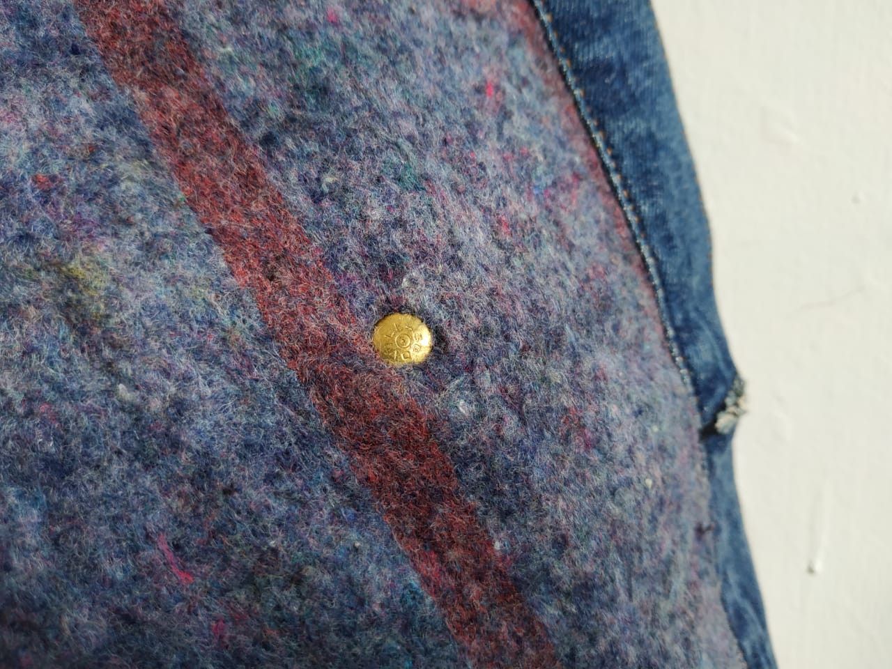 Sugar Cane 90'S Sugarcane Wool Lined Type I WWII Model Denim Jacket Size US M / EU 48-50 / 2 - 18 Thumbnail