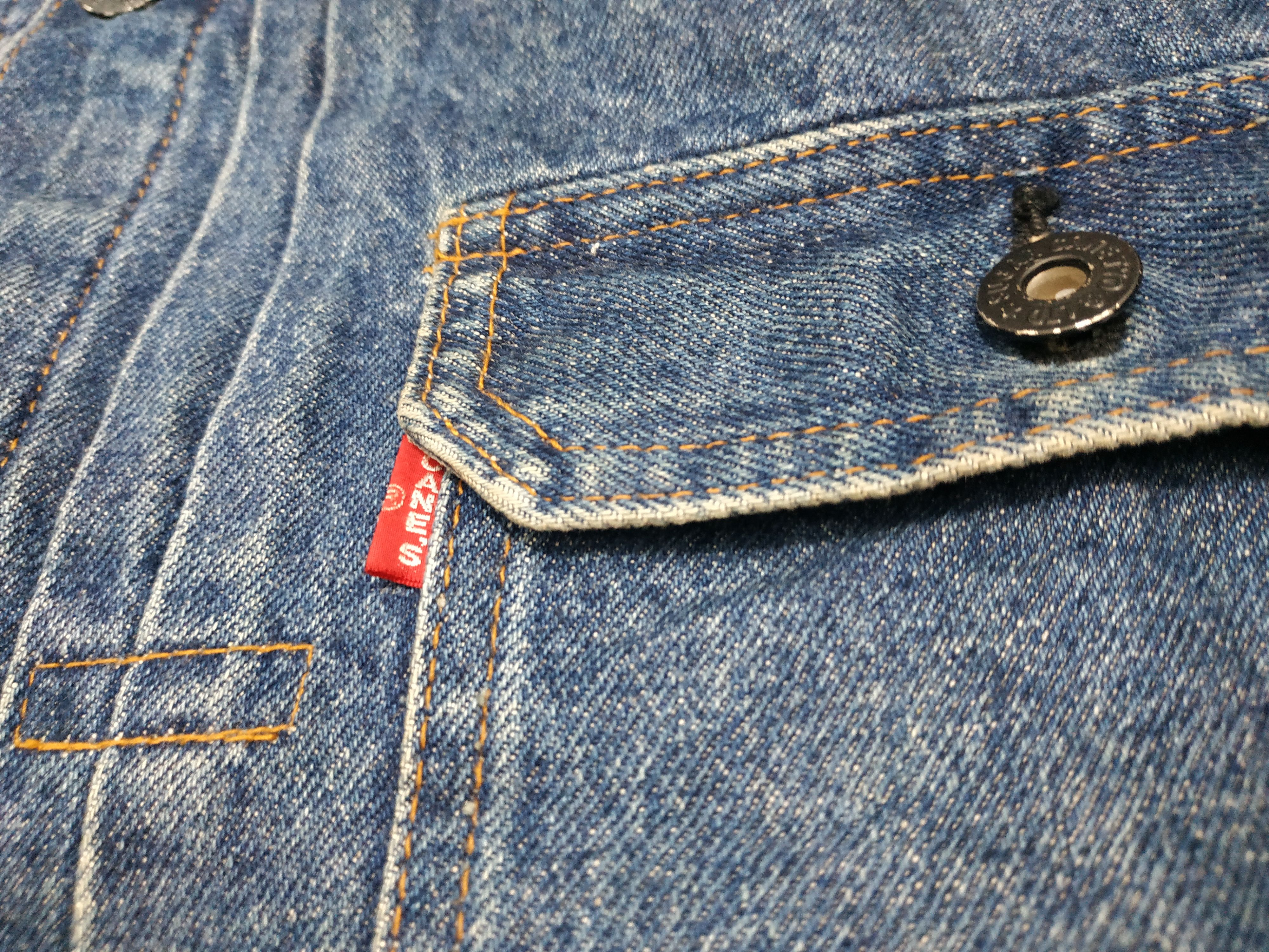 Sugar Cane 90'S Sugarcane Wool Lined Type I WWII Model Denim Jacket Size US M / EU 48-50 / 2 - 4 Thumbnail